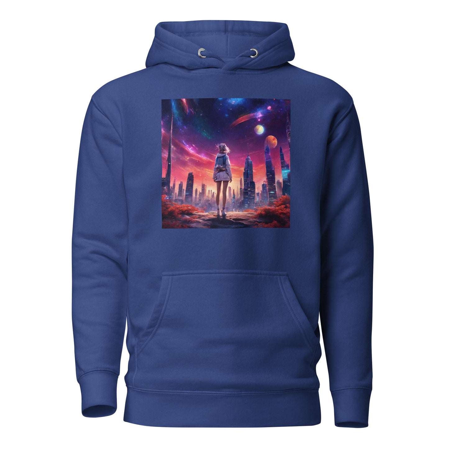 Amazing Space Explorer Women's Hoodie Team Royal