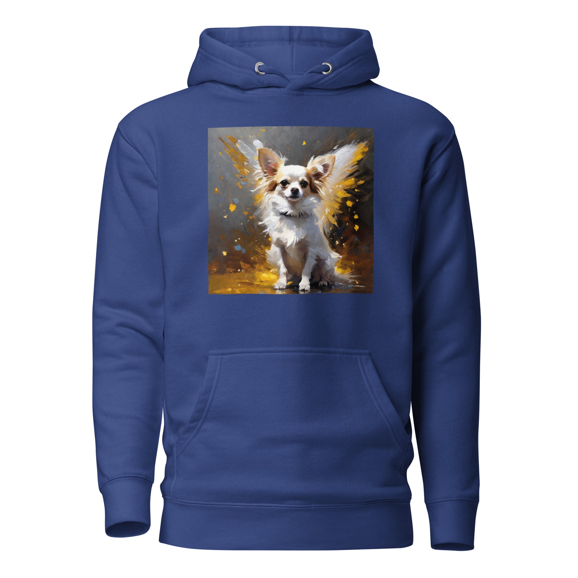 Angel Chihuahua Women's Dog Lover Hoodie Team Royal