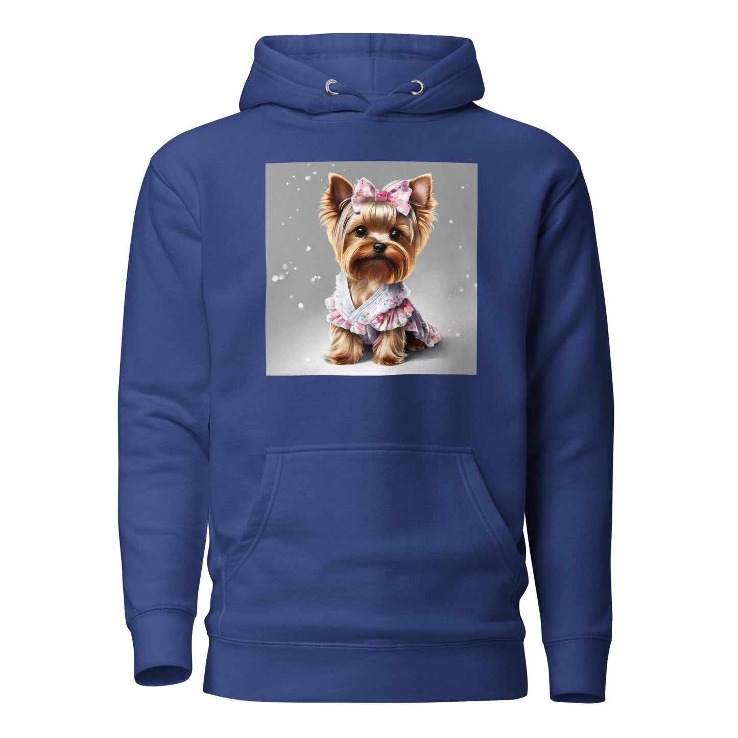 Yorkie Princess Women's Dog Lover Hoodie Team Royal