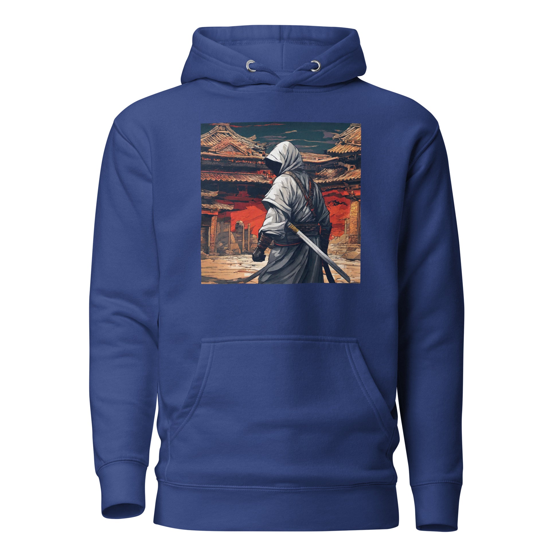 Shadowy Samurai Women's Anime Hoodie Team Royal