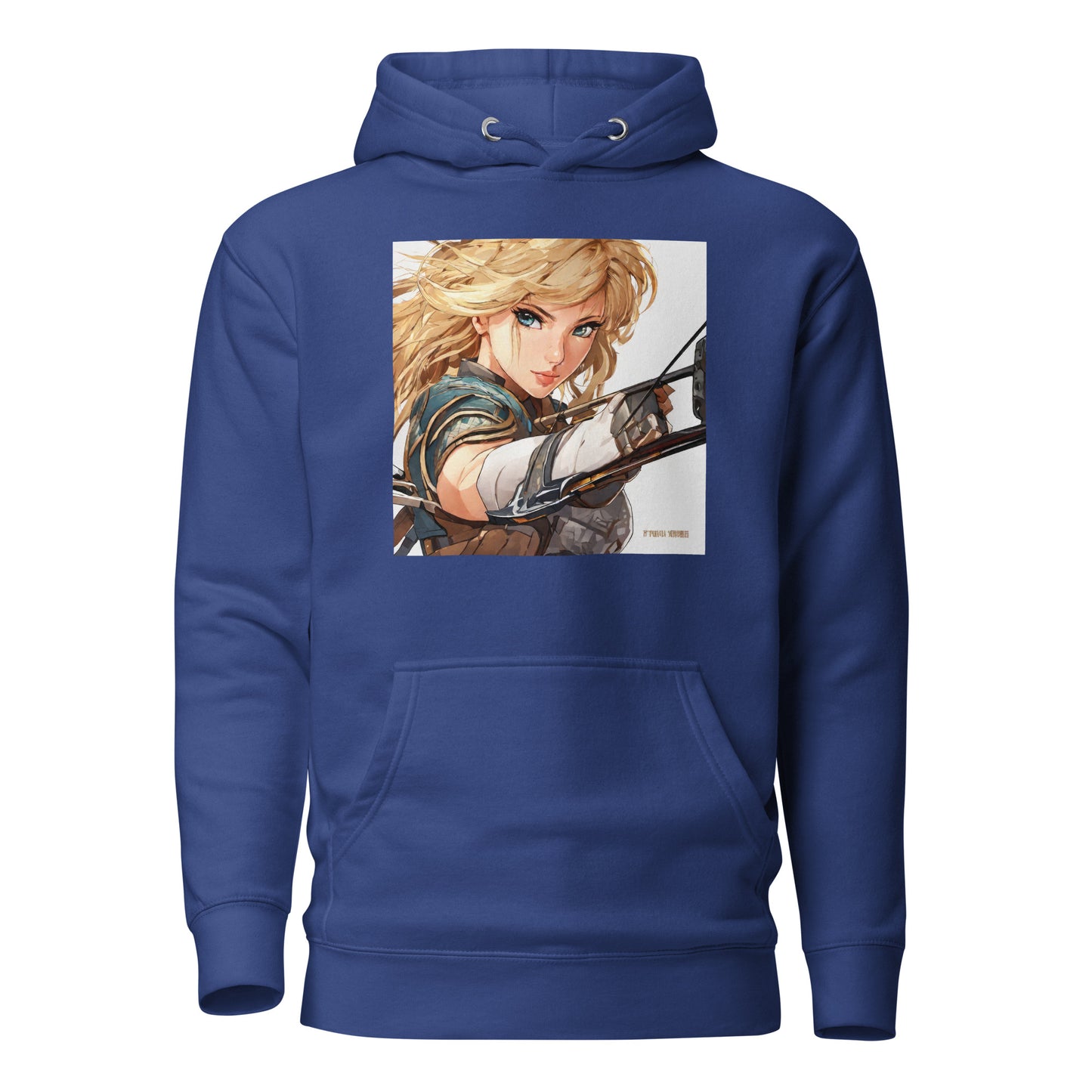 Fierce Shieldmaiden Women's Anime Hoodie Team Royal