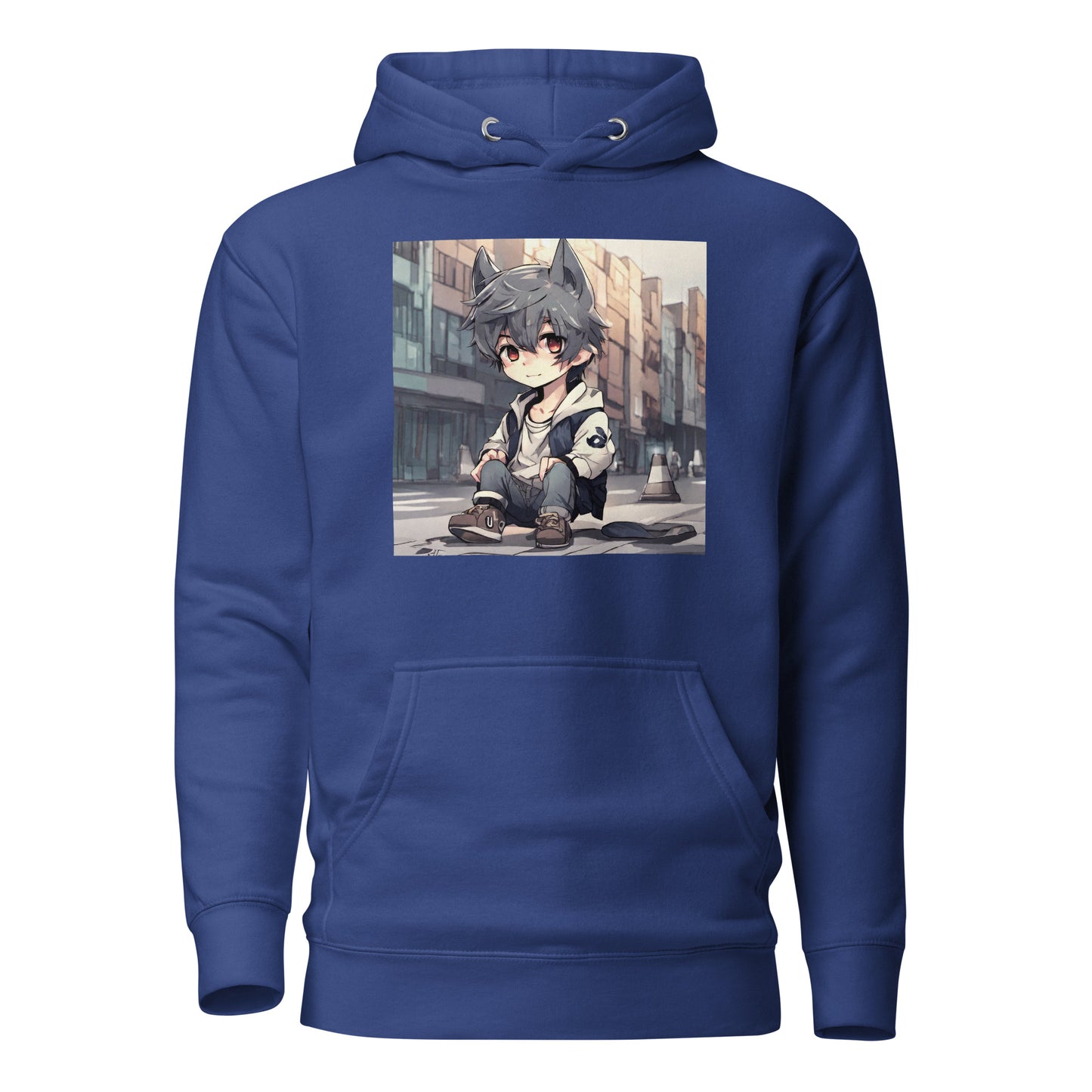 Wolf Spirit Women's Anime Hoodie Team Royal