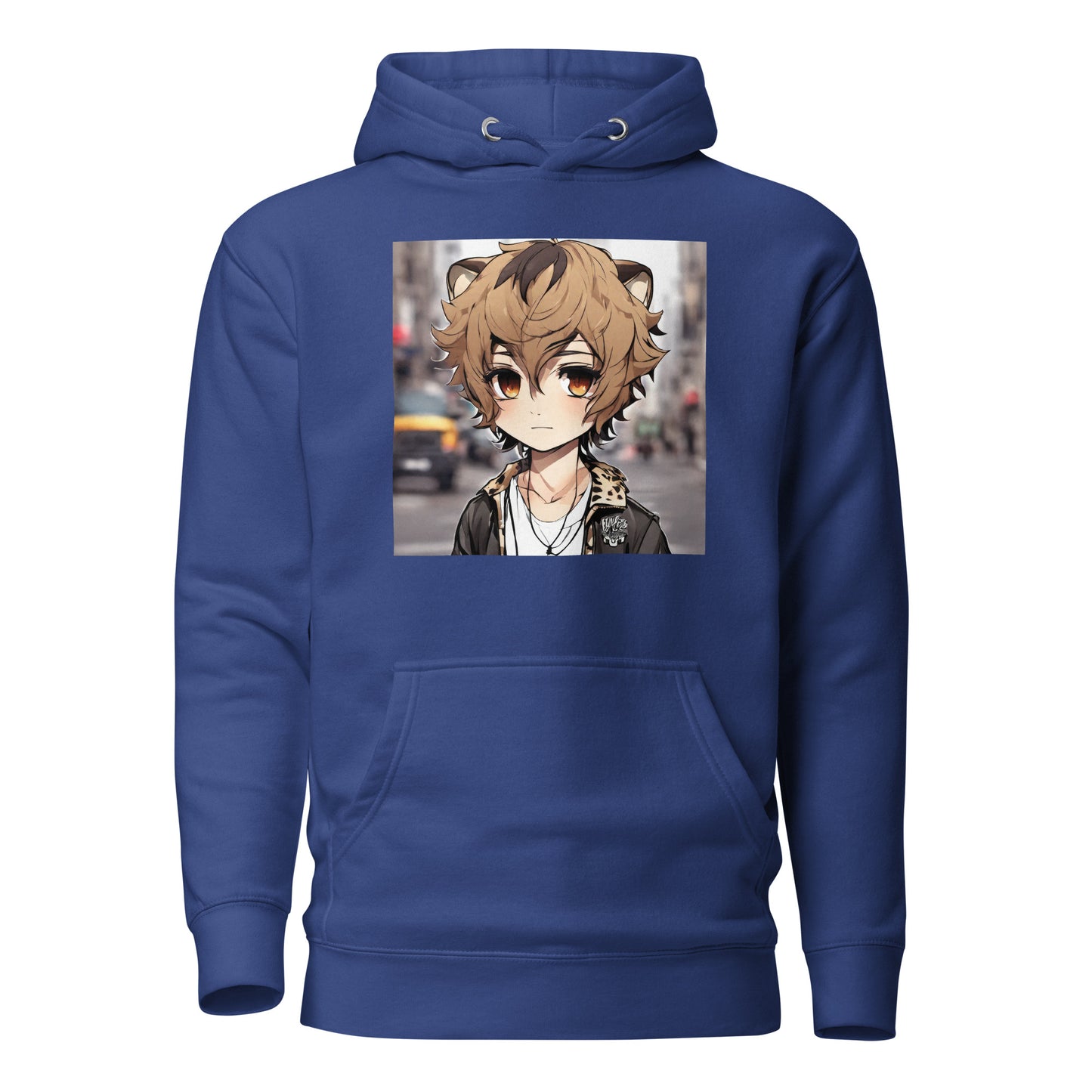 Leopard Boy Women's Anime Hoodie Team Royal