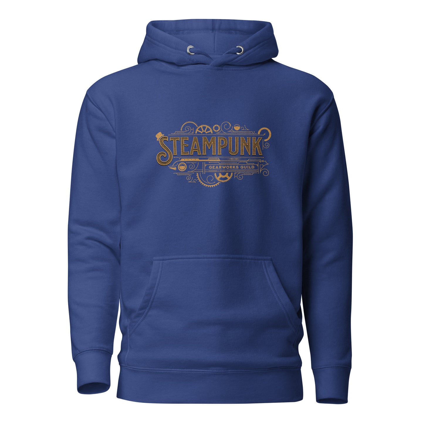 Steampunk Gearworks Guild Women's Hoodie Team Royal