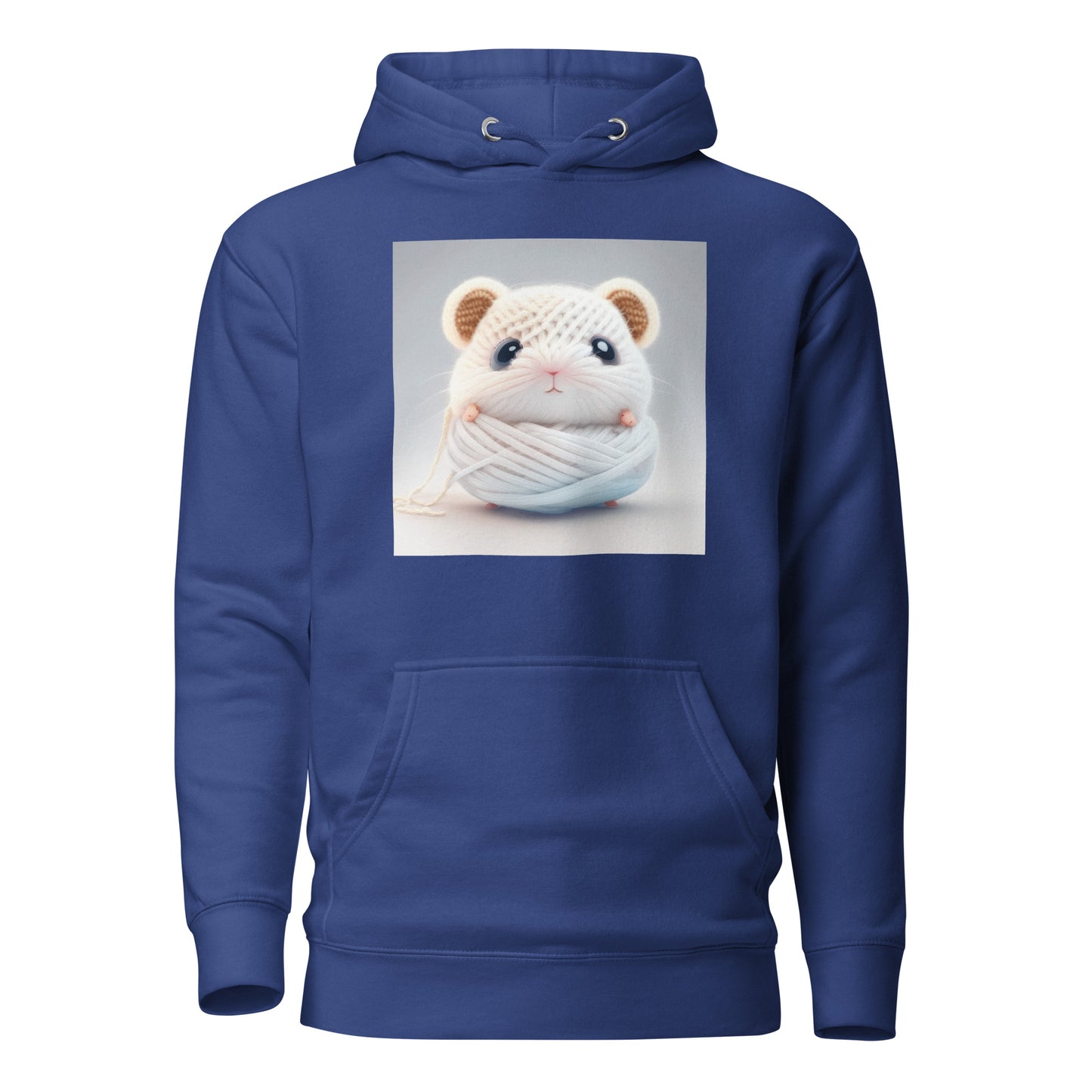 Women's Hamster Amigurumi Crochet Lover Hoodie Team Royal