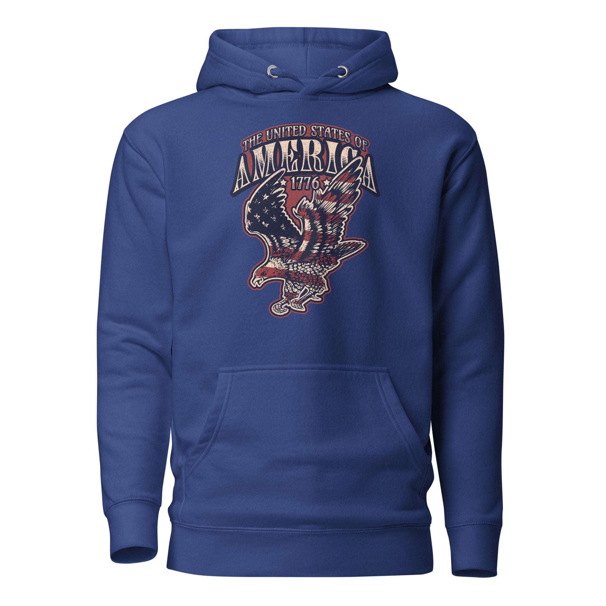 United States of America Independence Day Women's Hoodie Team Royal