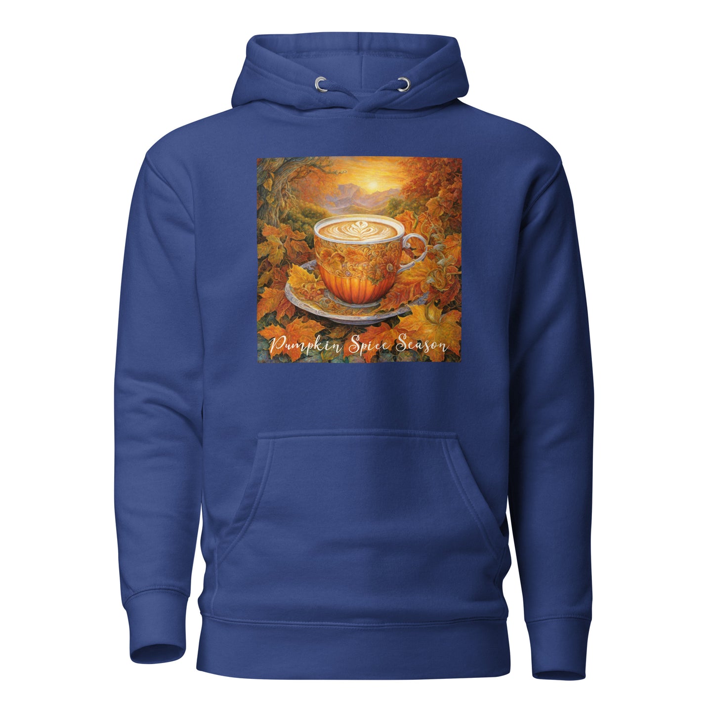 Pumpkin Spice Season Women's Autumn Hoodie Team Royal