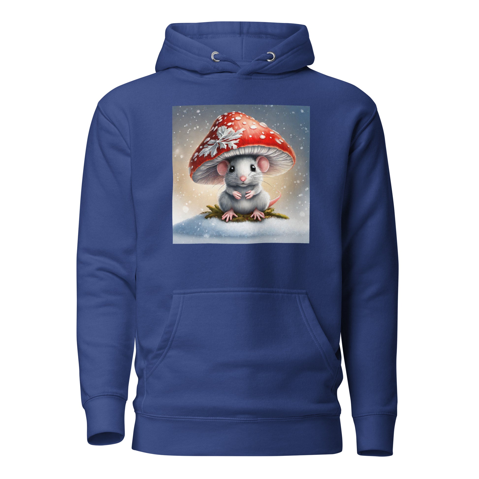 Winter Mouse Women's Holiday Hoodie Team Royal