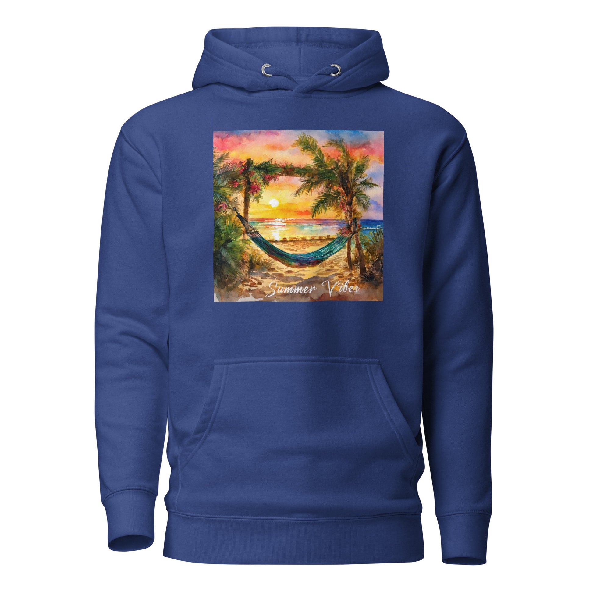 Summer Vibes Women's Beach Hoodie Team Royal