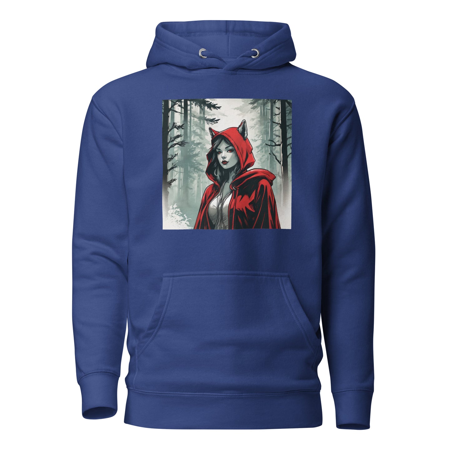 Modern Red Riding Hood Women's Fairy Tale Hoodie Team Royal