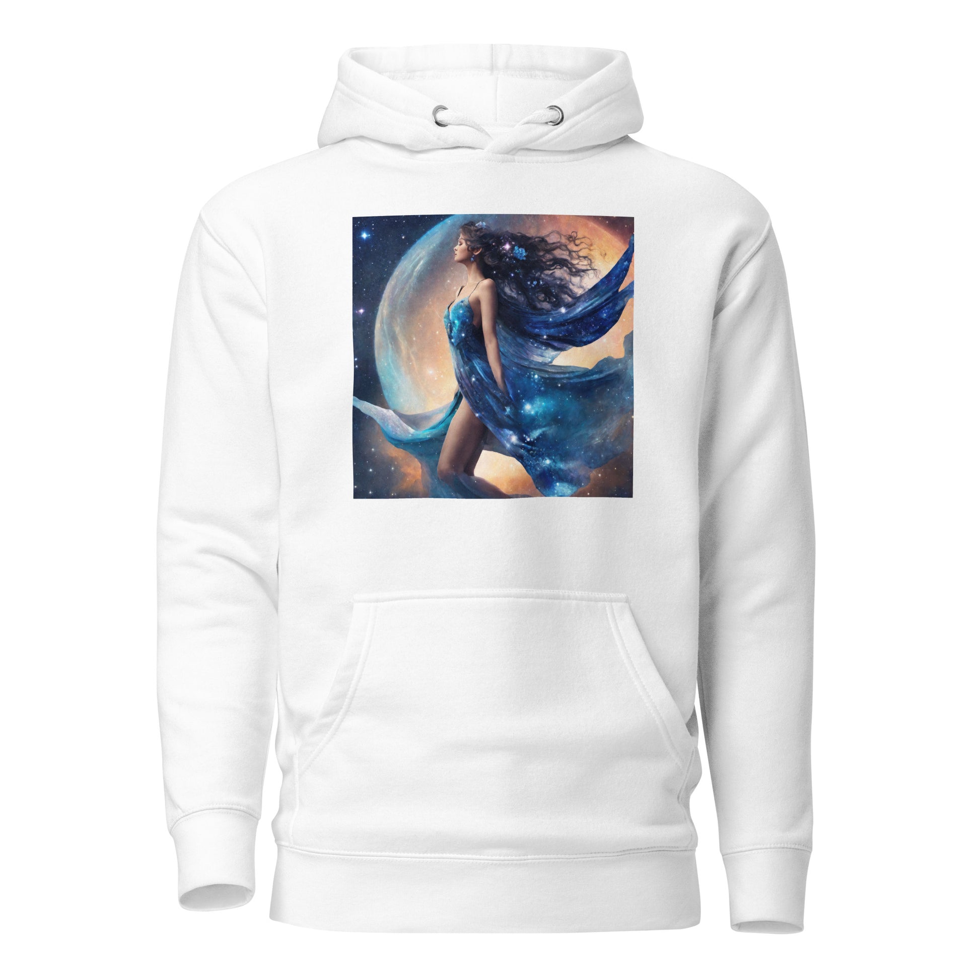 Blue Fairy Women's Hoodie White