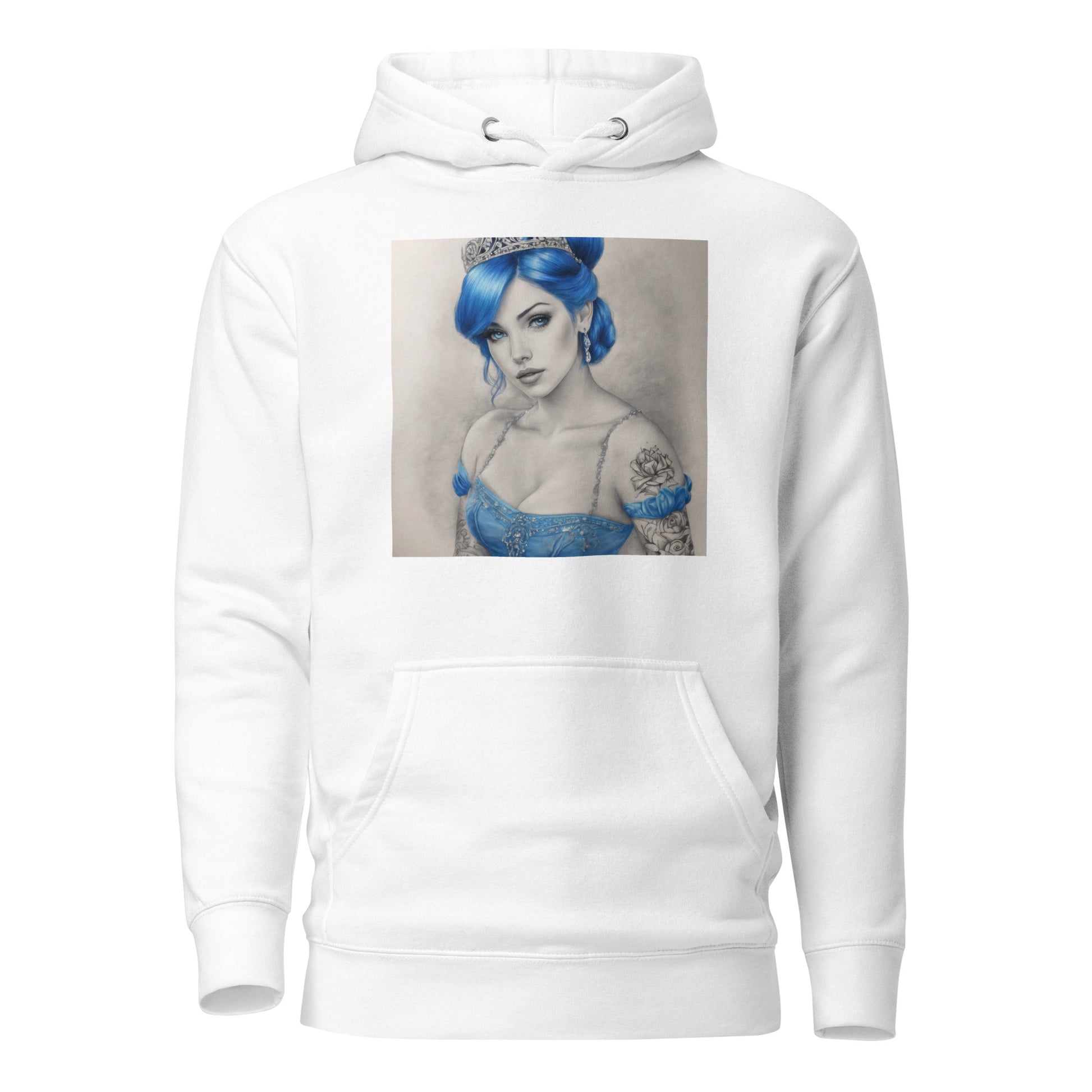 Cinderella with Tattoos Hoodie White