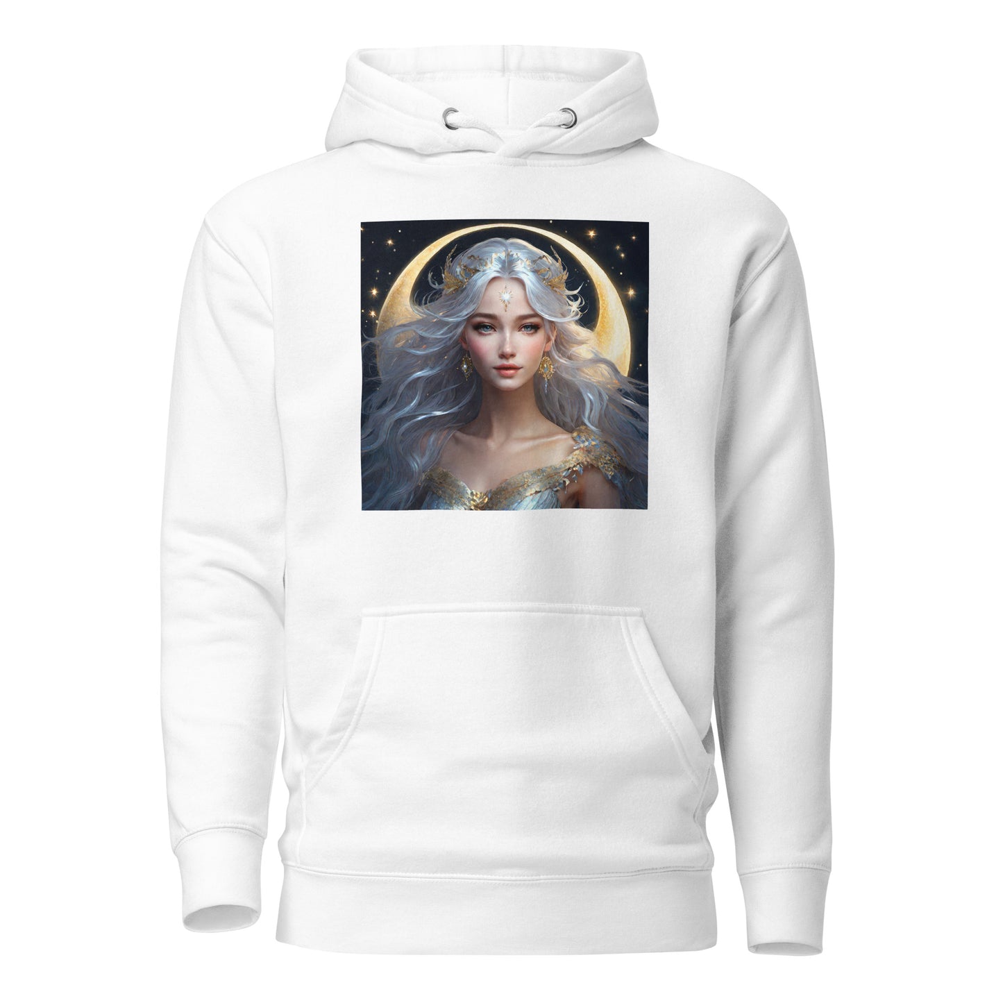 Moon Fairy Women's Hoodie White