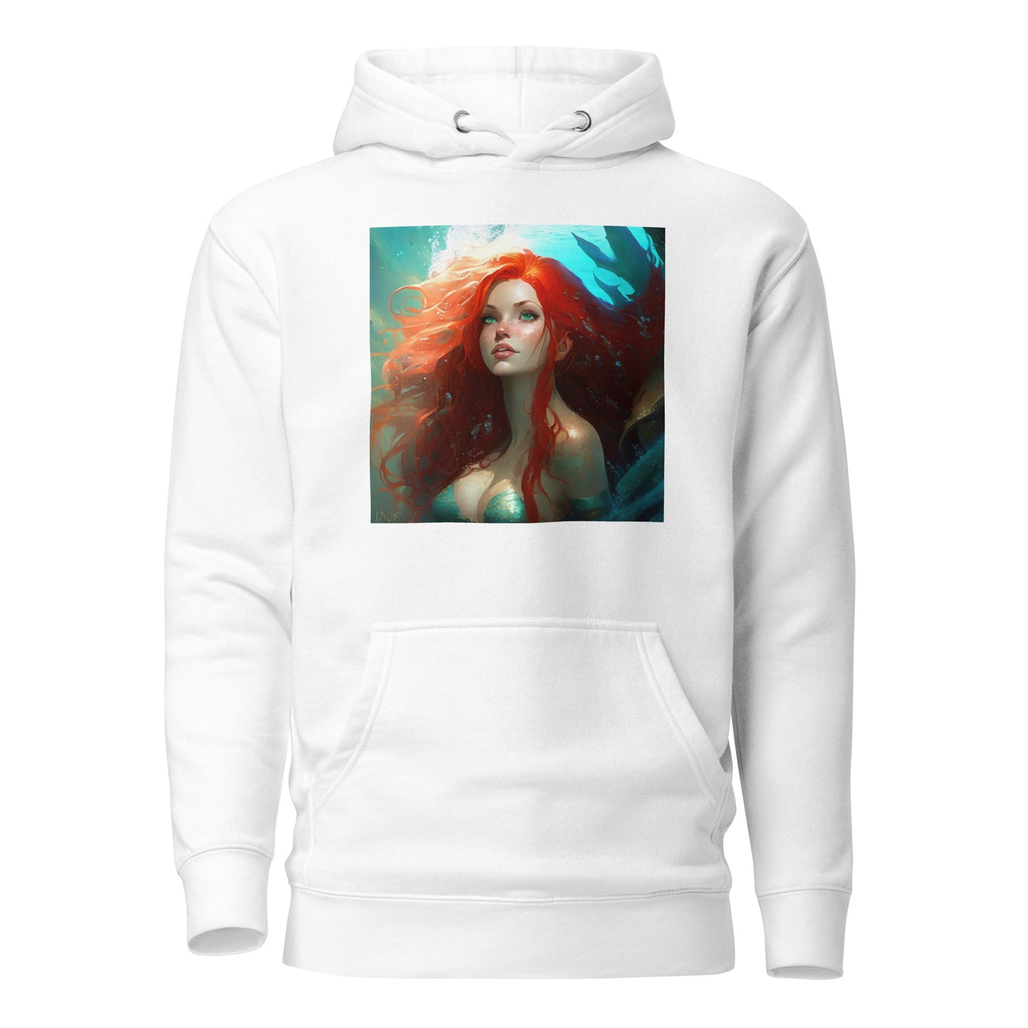 The Little Mermaid Under the Sea Women's Hoodie White