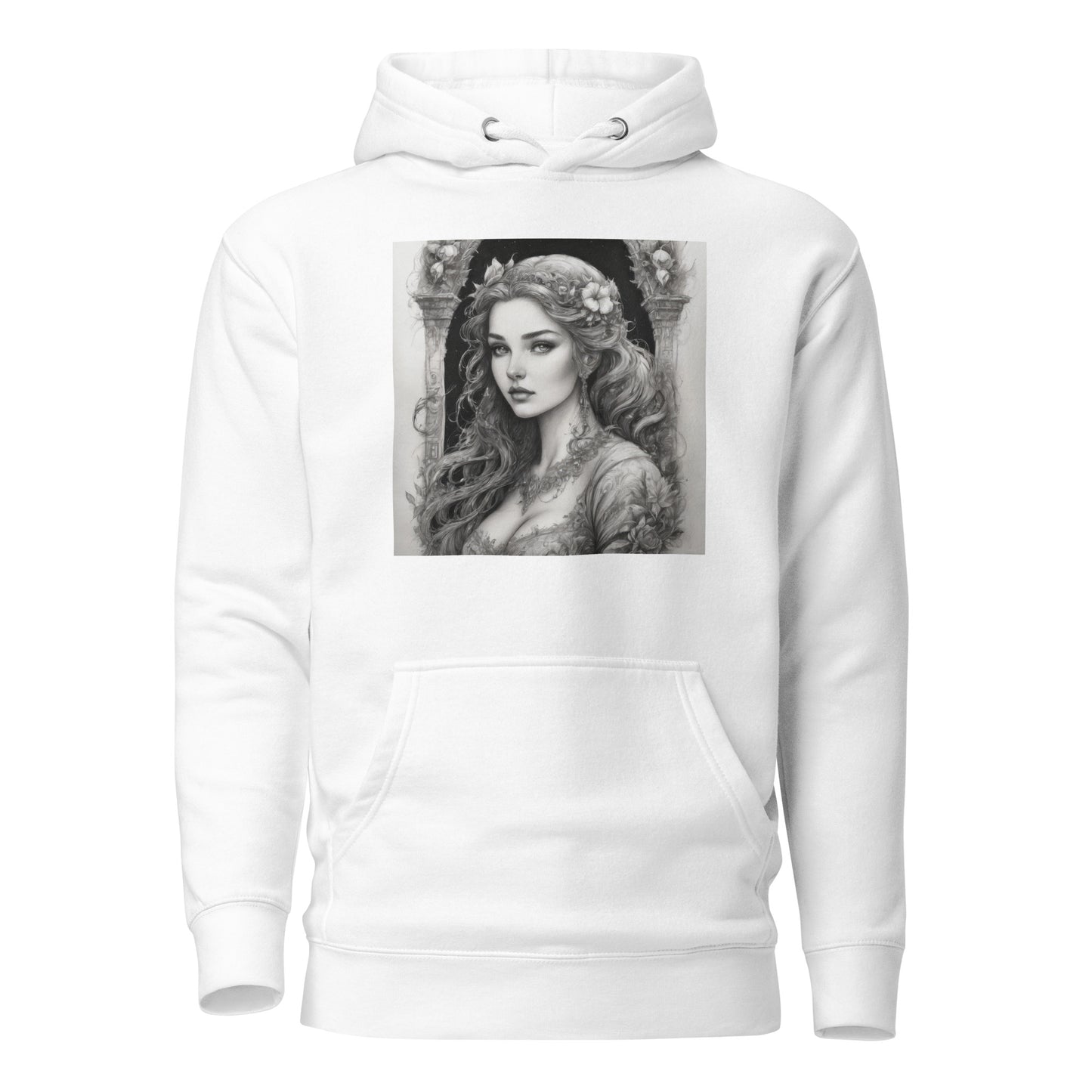 Belle from Beauty and the Beast Women's Hoodie White