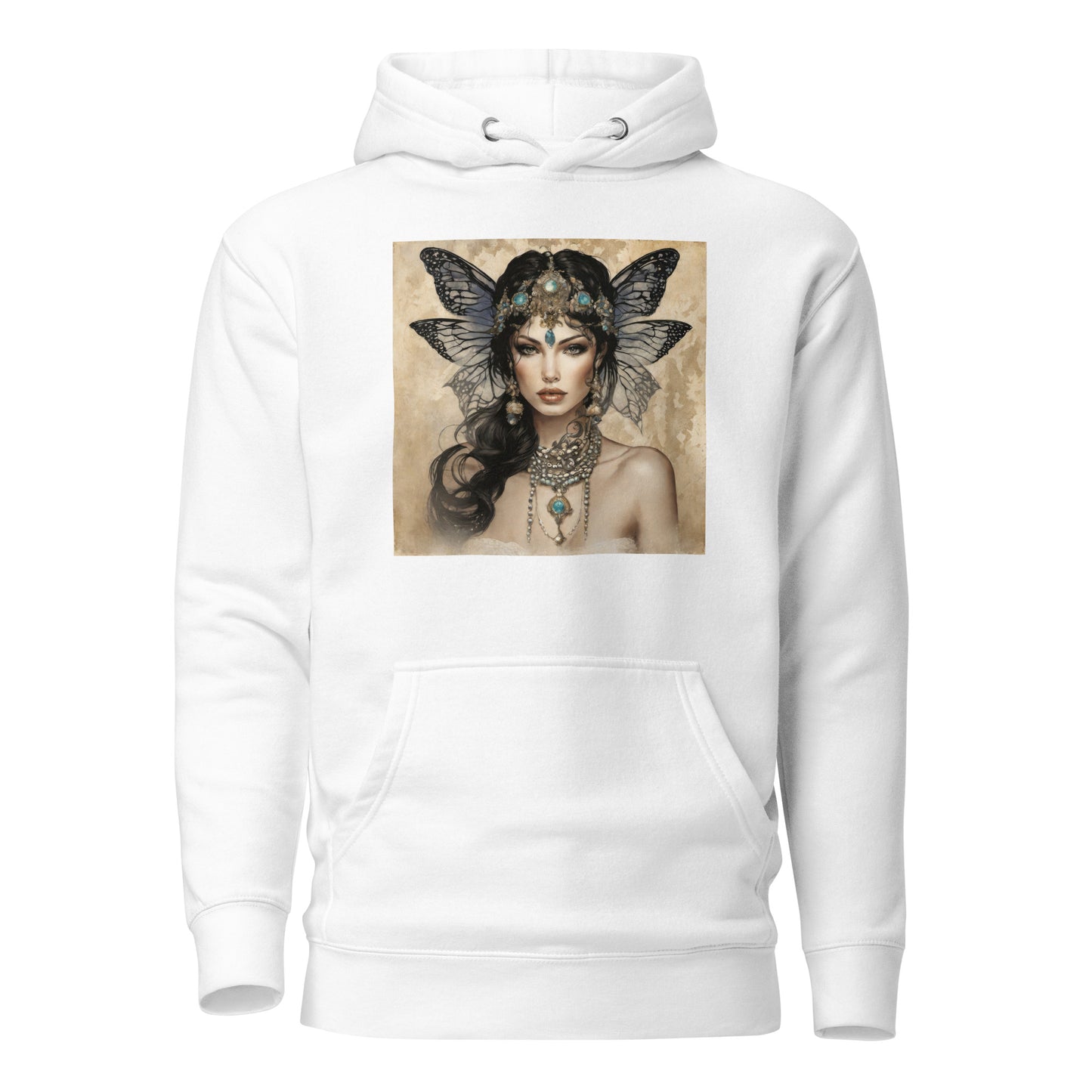 Alluring Fairy Women's Fantasy Hoodie White