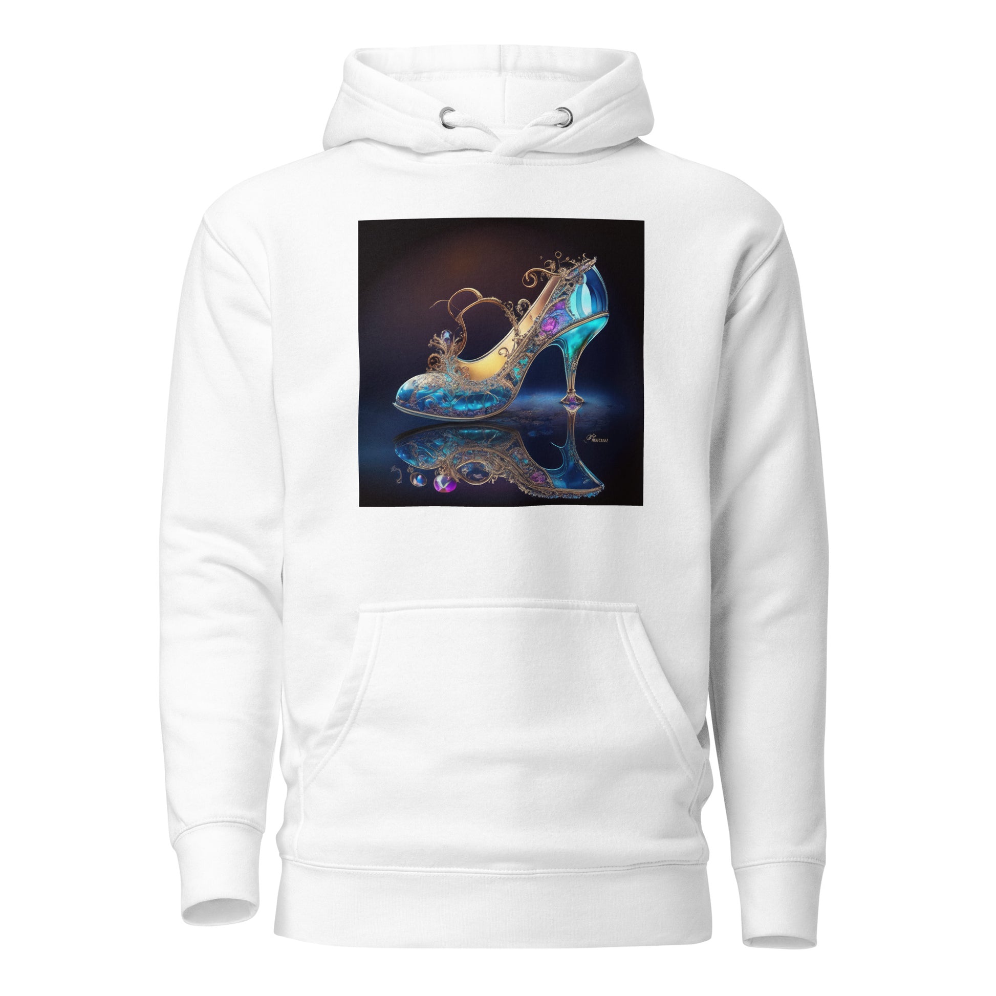 Cinderella's Glass Slipper Women's Fairy Tale Hoodie White