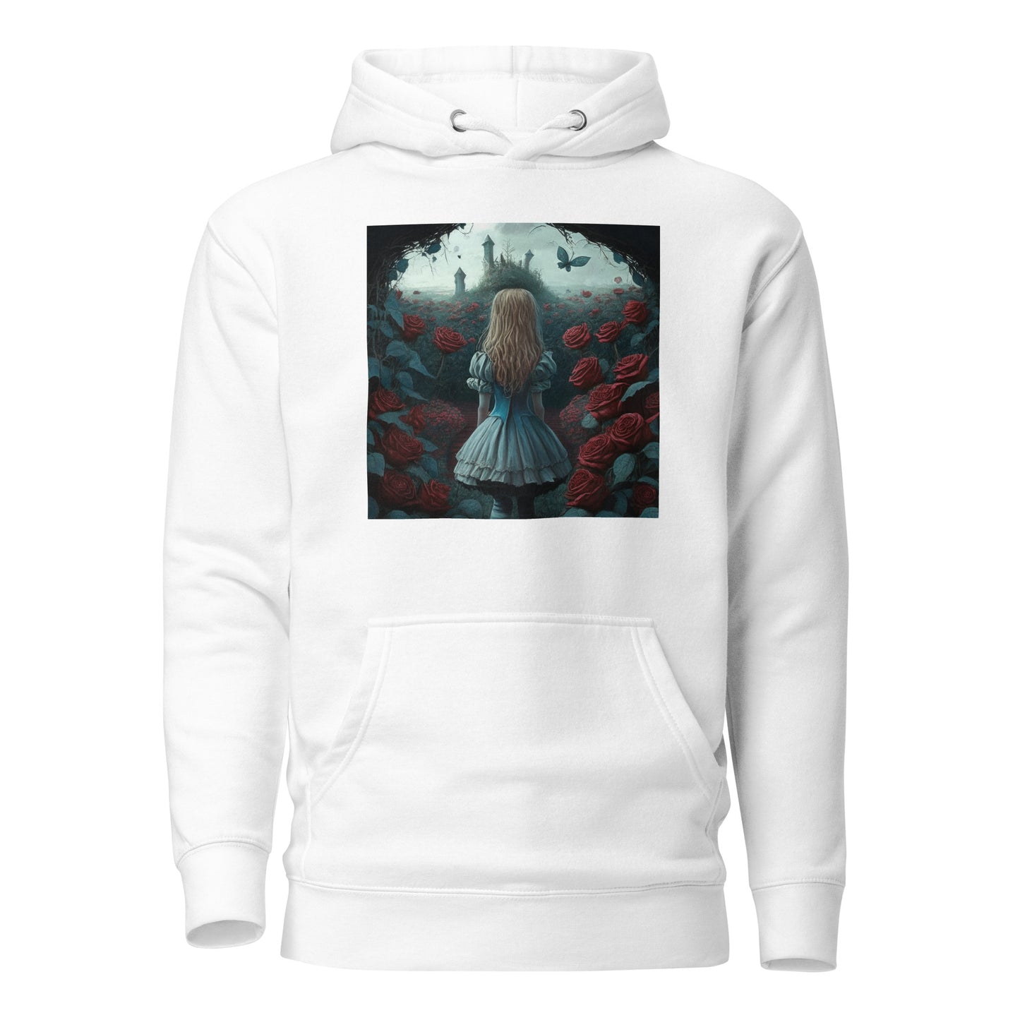 Alice and the Path or Roses Women's Hoodie White