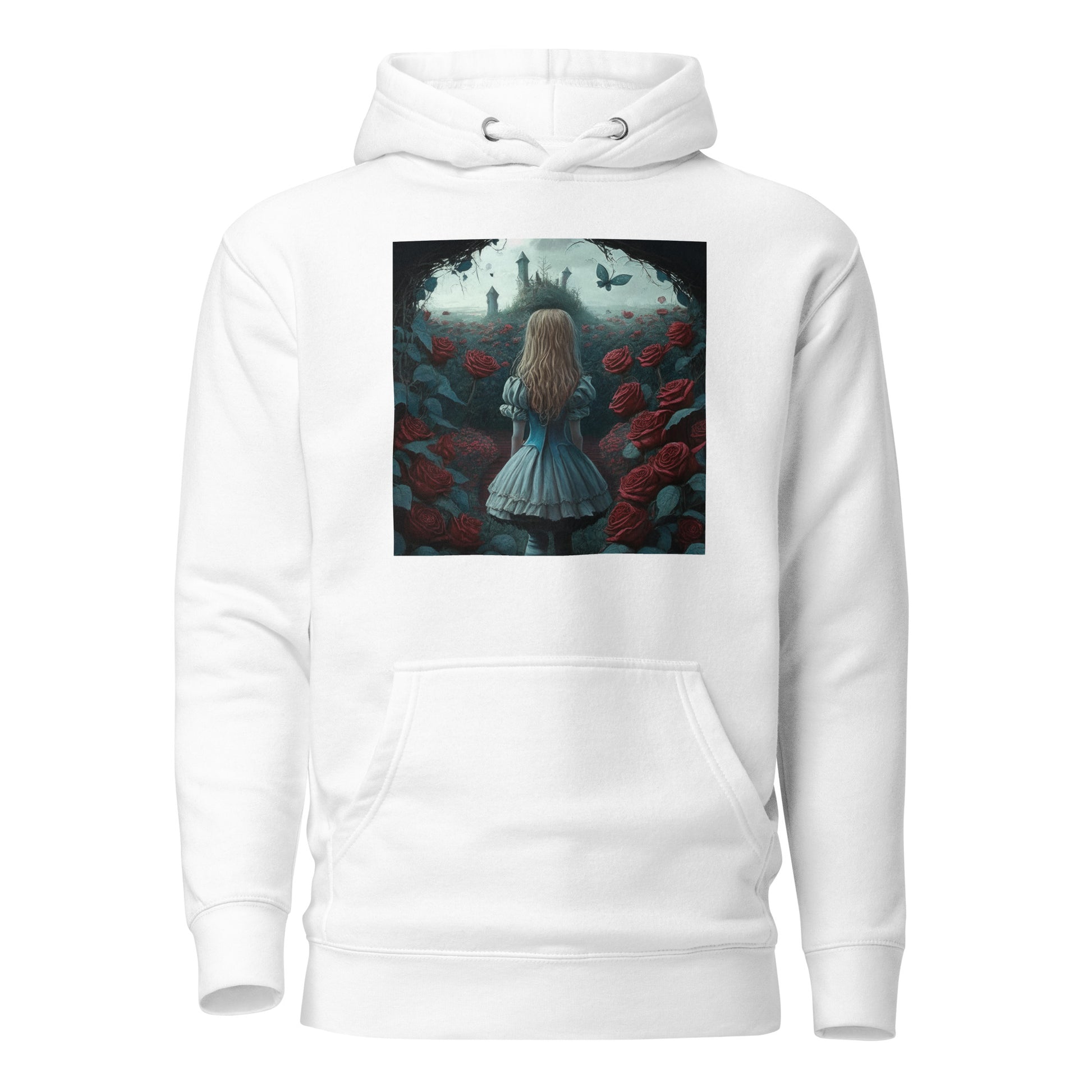 Alice and the Path or Roses Women's Hoodie White