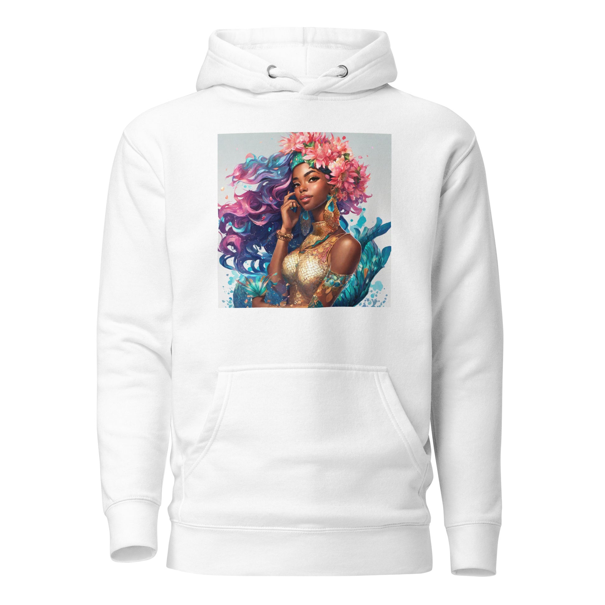 Mermaid Princess Women's Hoodie White