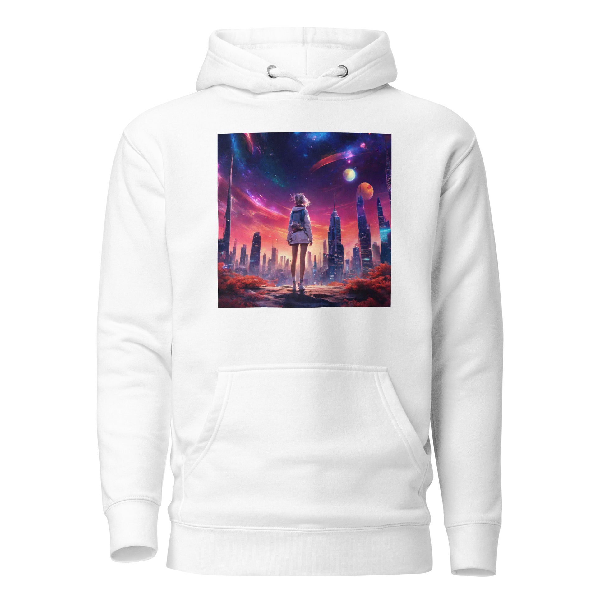 Amazing Space Explorer Women's Hoodie White