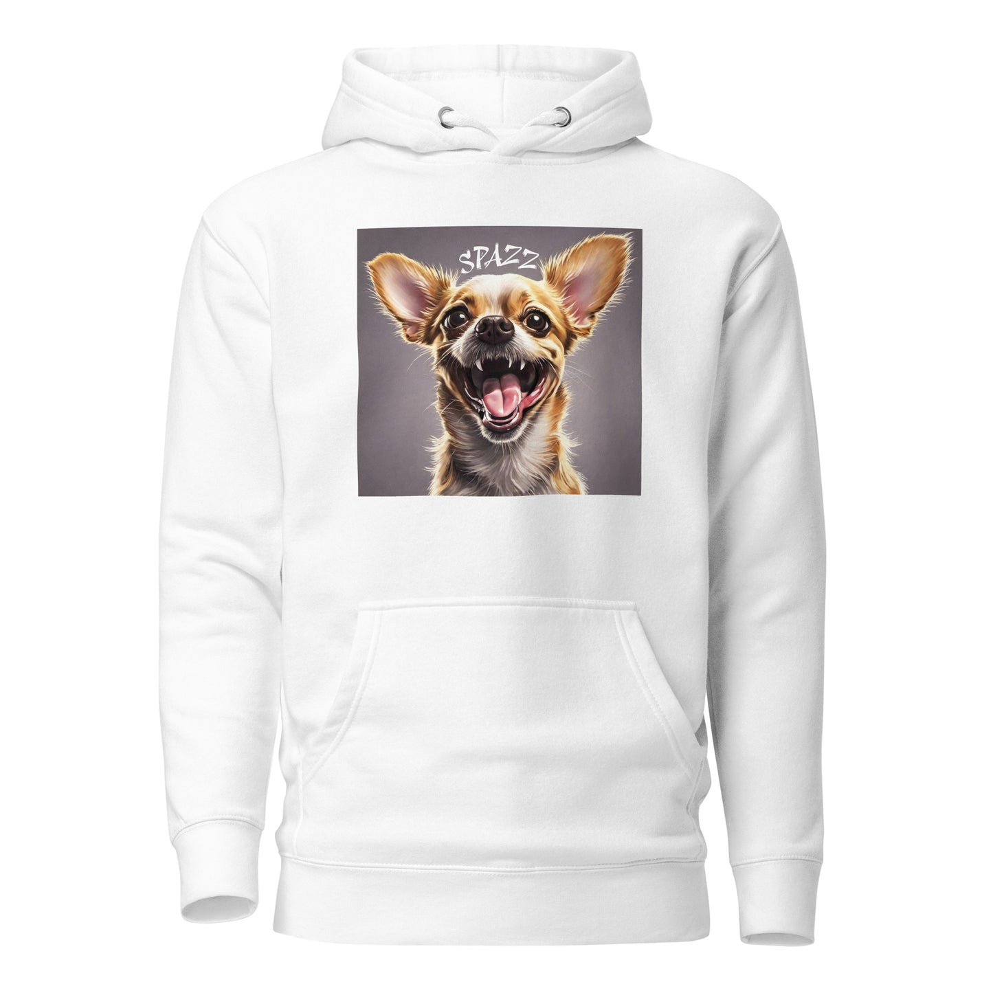 Spazz Women's Funny Hoodie White