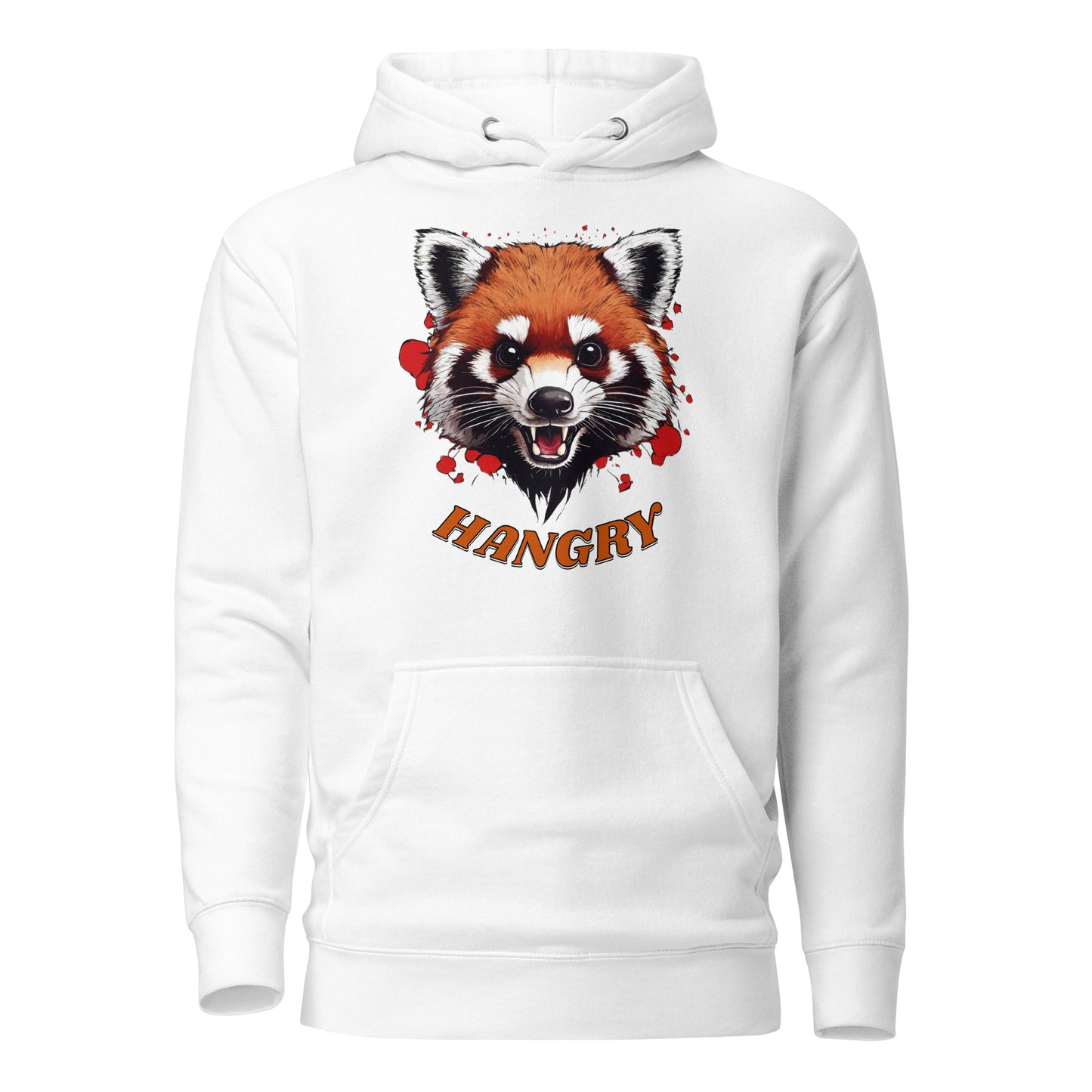 Hangry Women's Funny Hoodie White