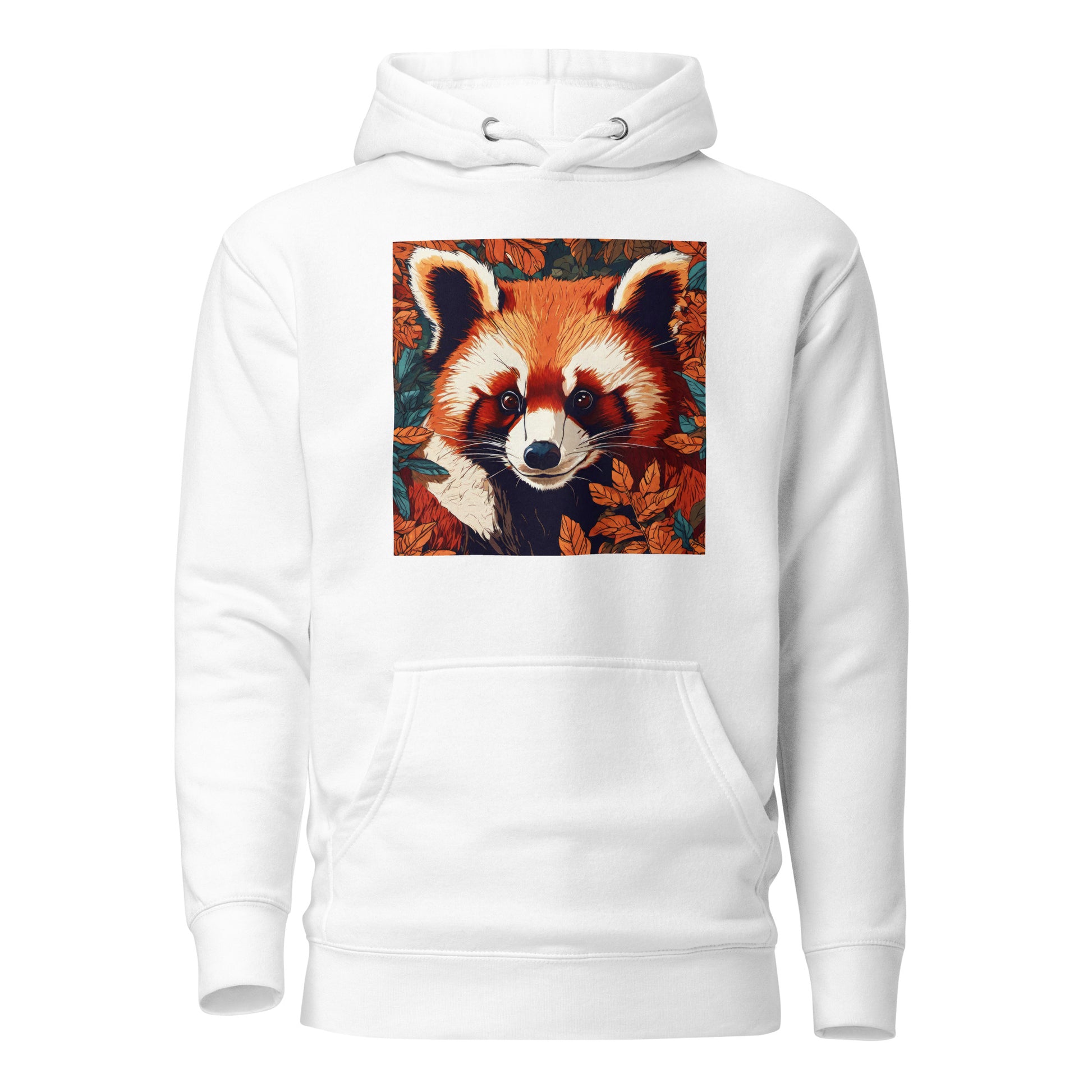 Red Panda Women's Animal Lover Hoodie White