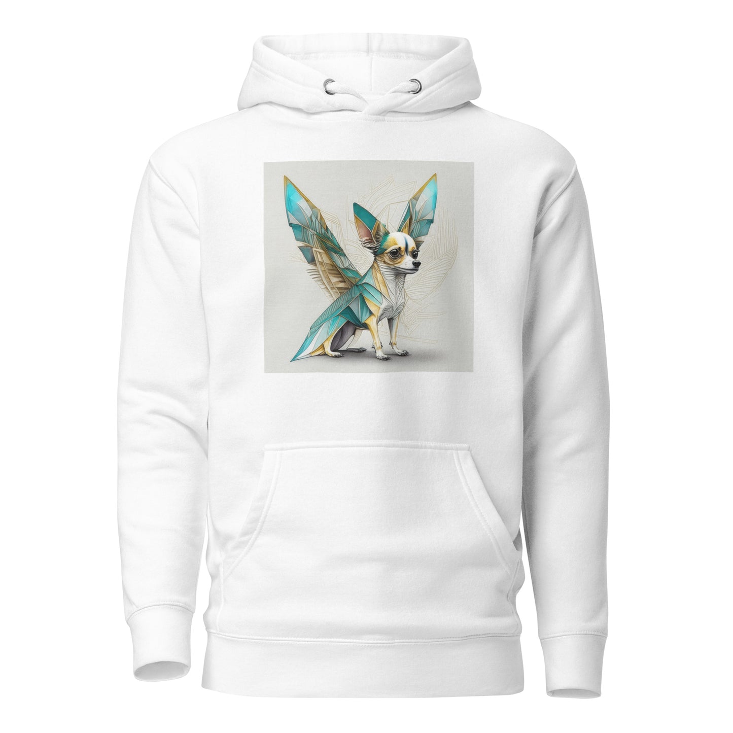 Chihuahua with Wings Women's Dog Lover Hoodie White