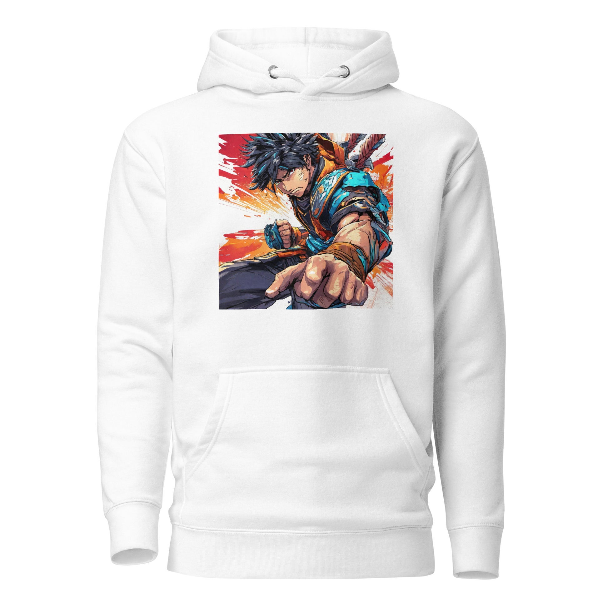 Dauntless Hero Women's Anime Hoodie White