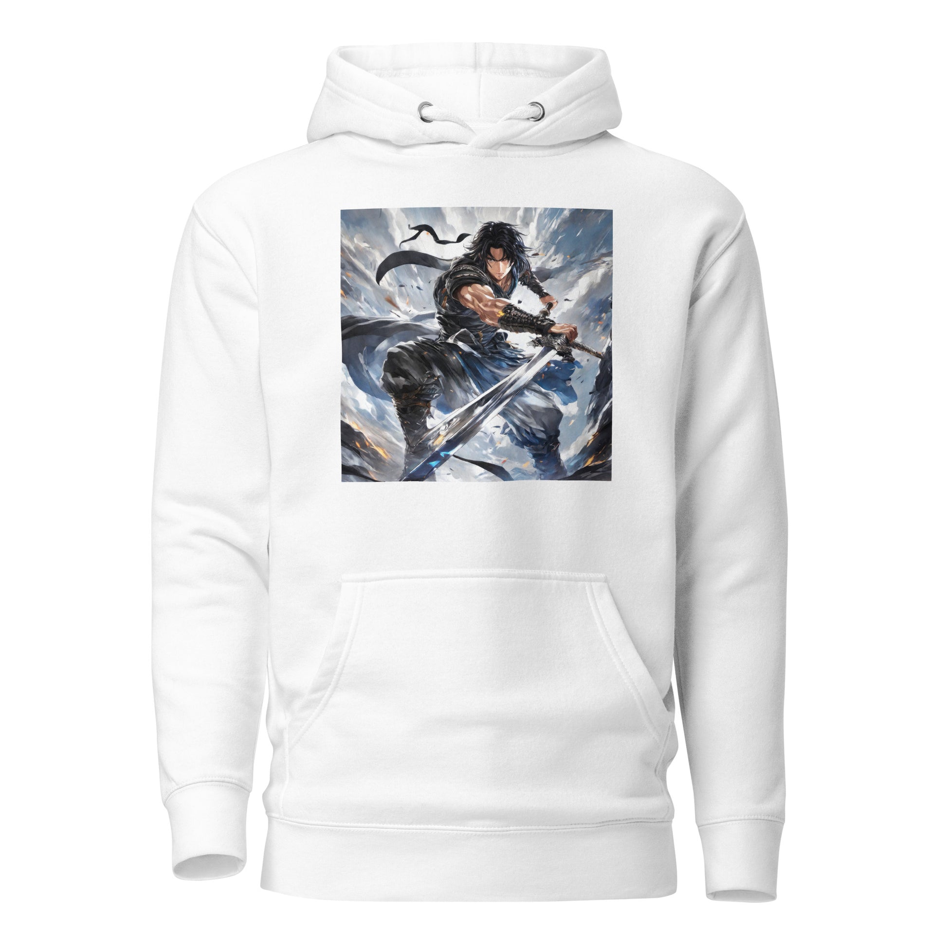 Victory is Mine Women's Anime Hoodie White