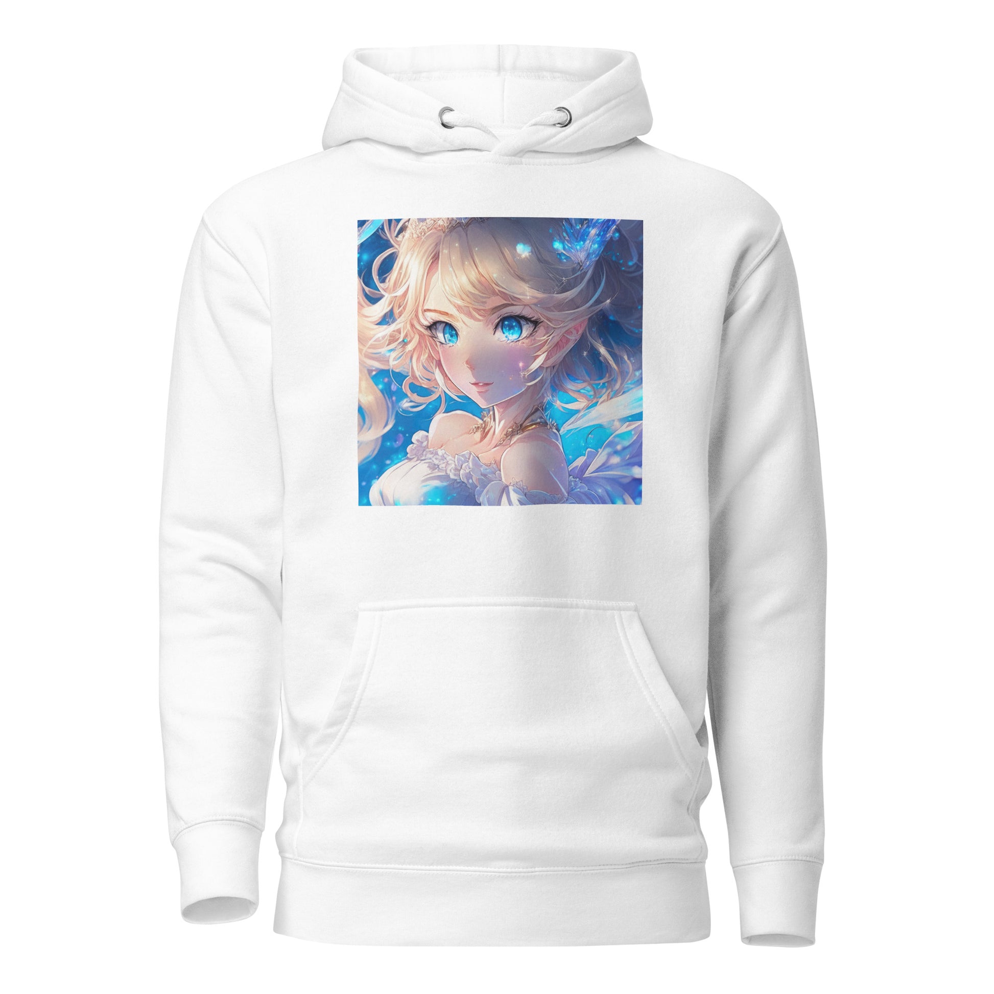 Cute Anime Princess Women's Graphic Hoodie White