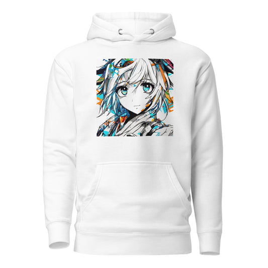 Women's Anime Addict Hoodie White