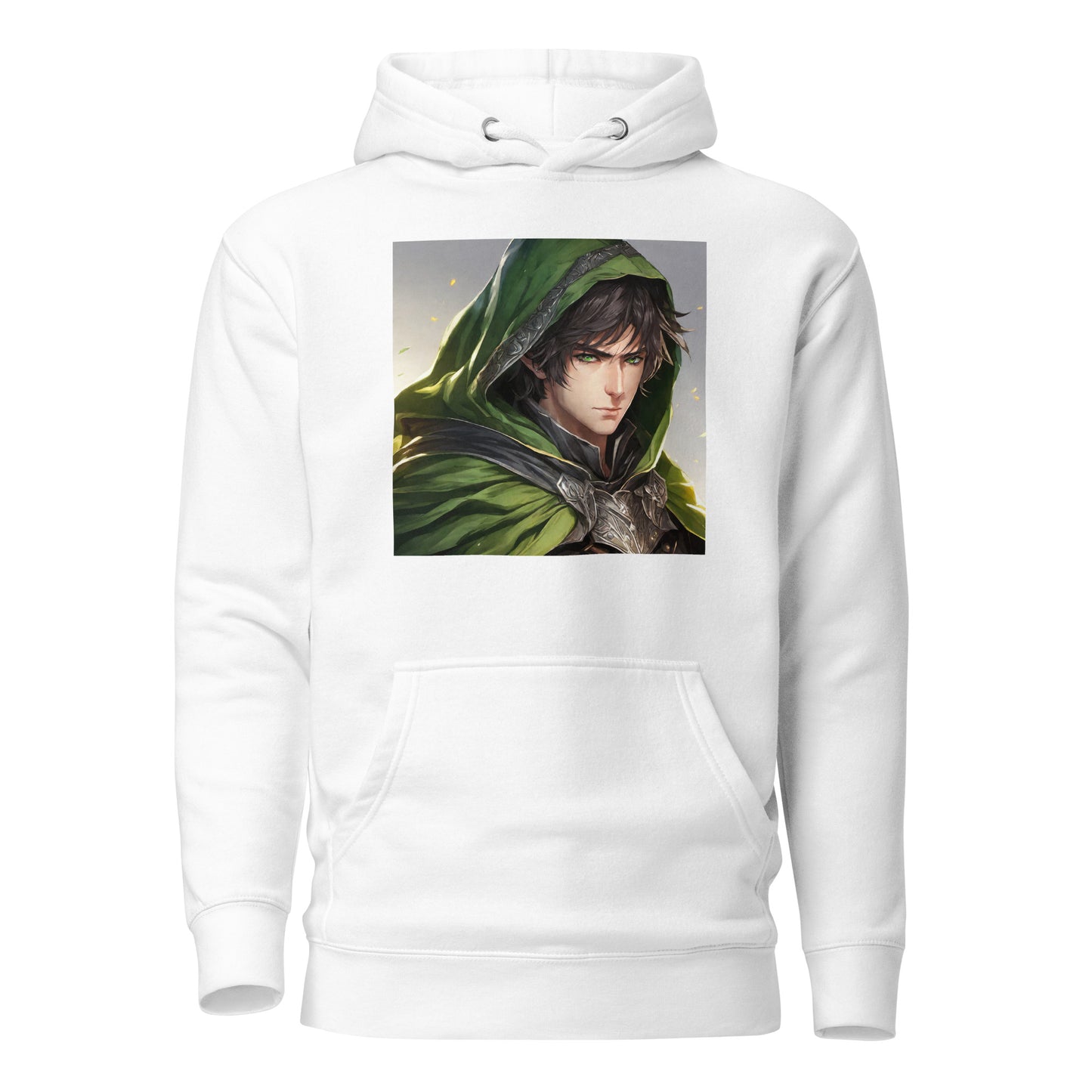 Elven Protector Women's Anime Hoodie White