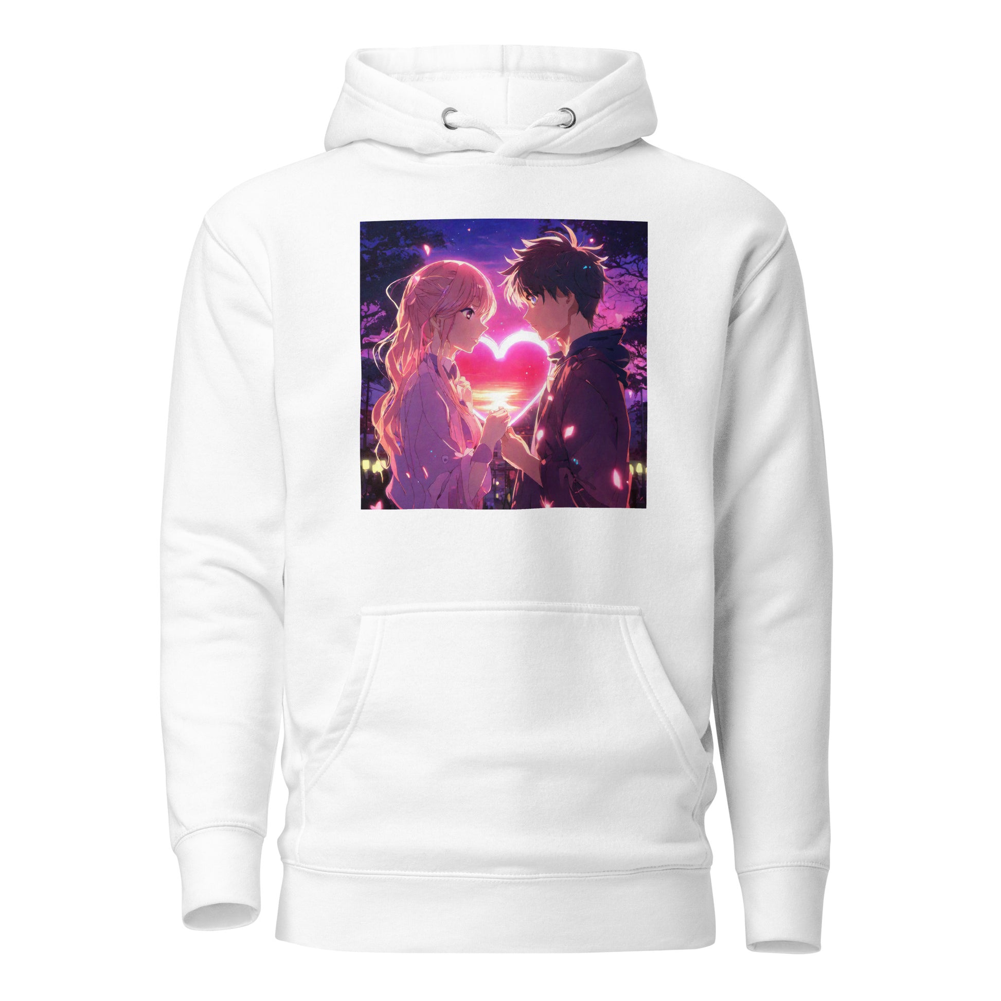 Women's Valentine's Day Love Hoodie White