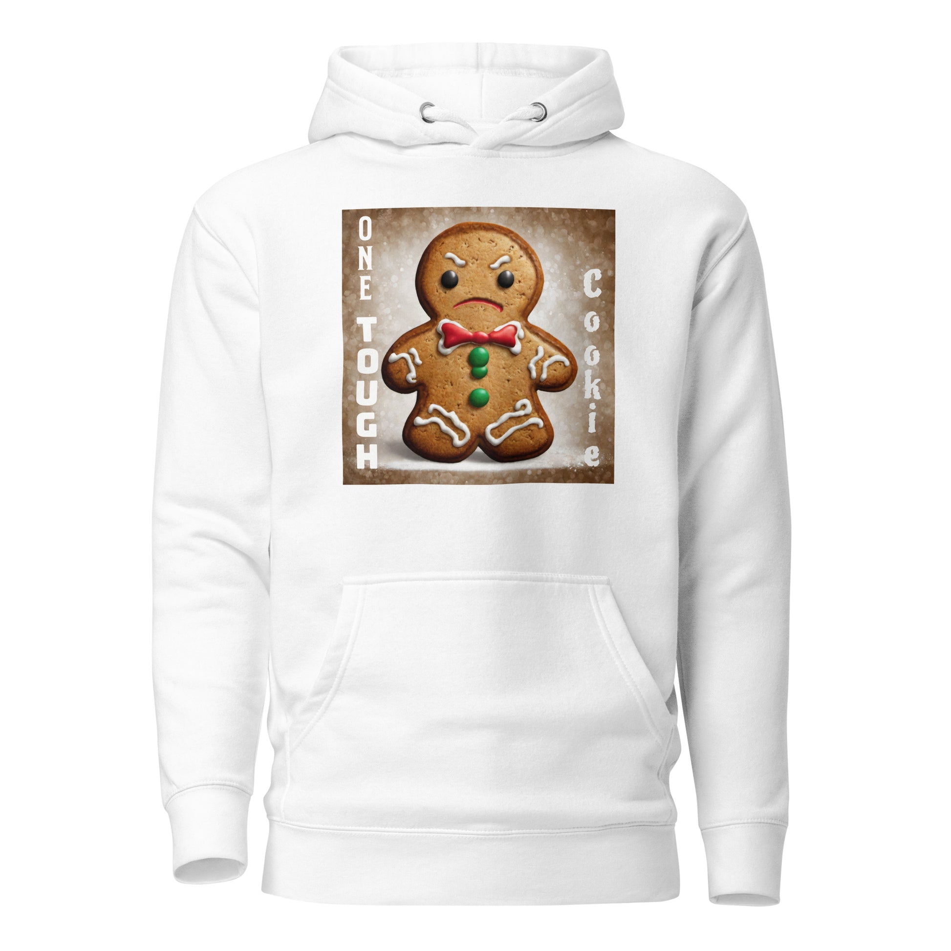 One Tough Cookie Women's Christmas Hoodie White