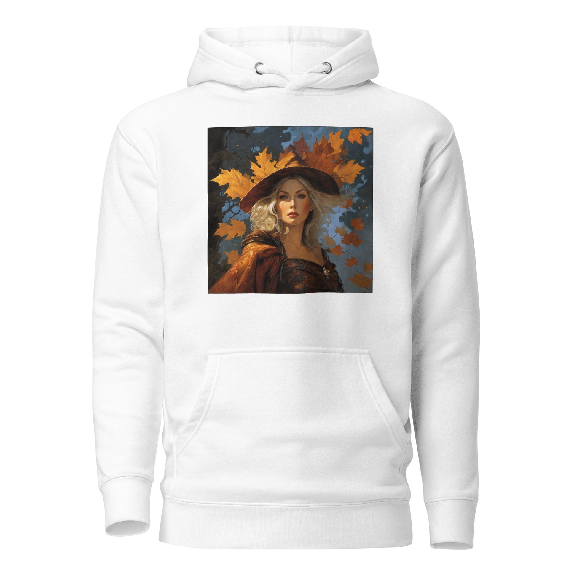 Autumn Queen Women's Fall Hoodie White