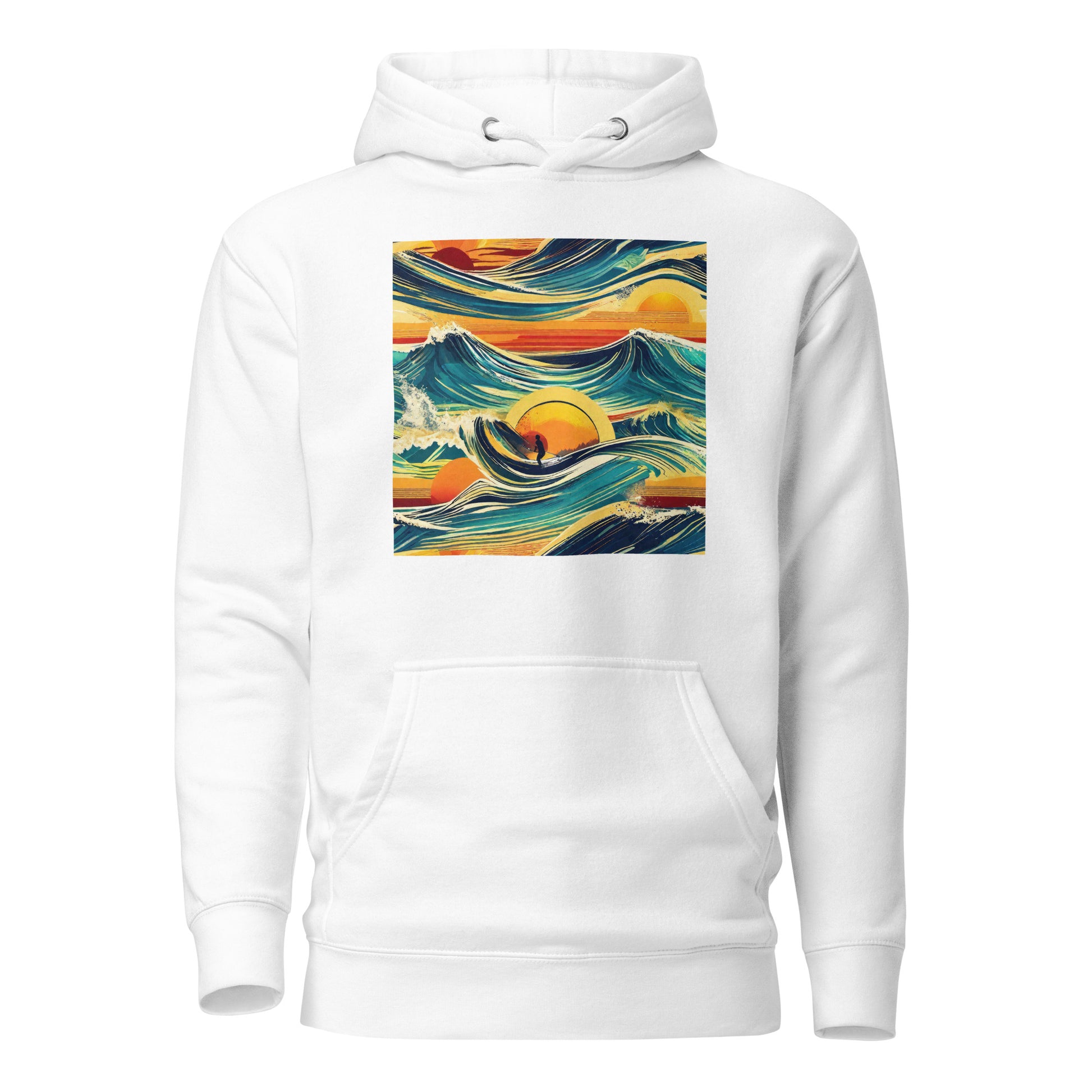 Surf's Up Women's Hoodie White