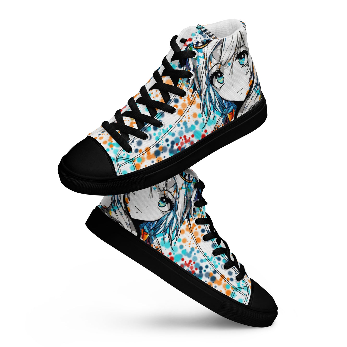 Anime Addict Women's High-Top Shoes Black