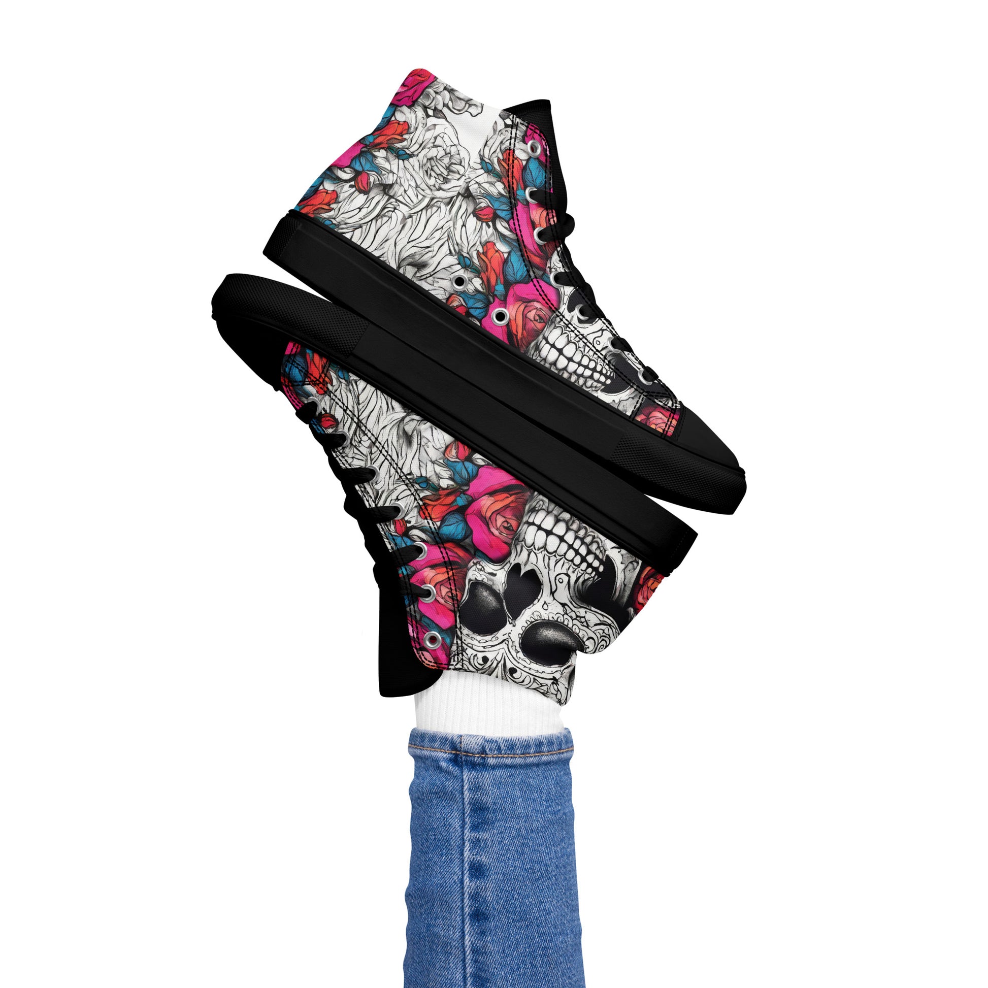 Day of the Dead Women's High-Top Shoes