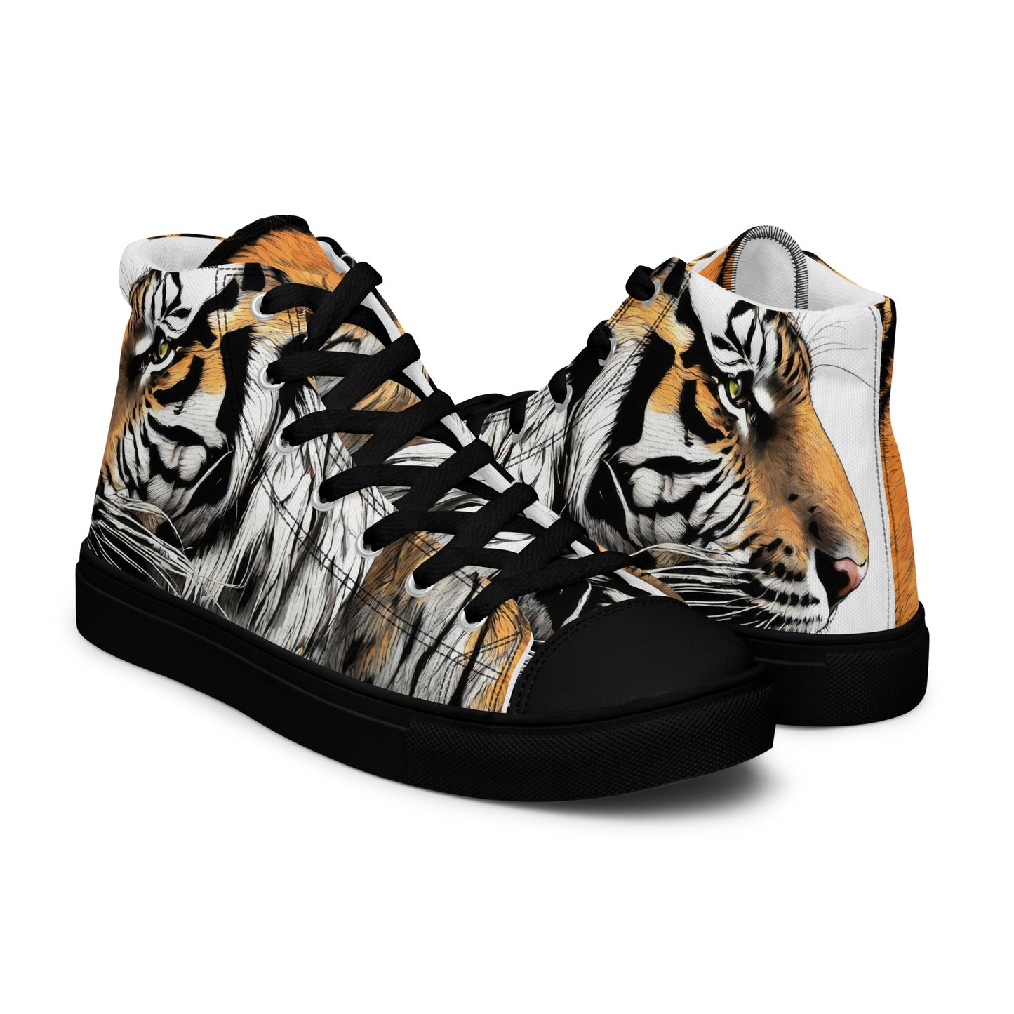 Serene Strength Tiger Women's High-Top Shoes