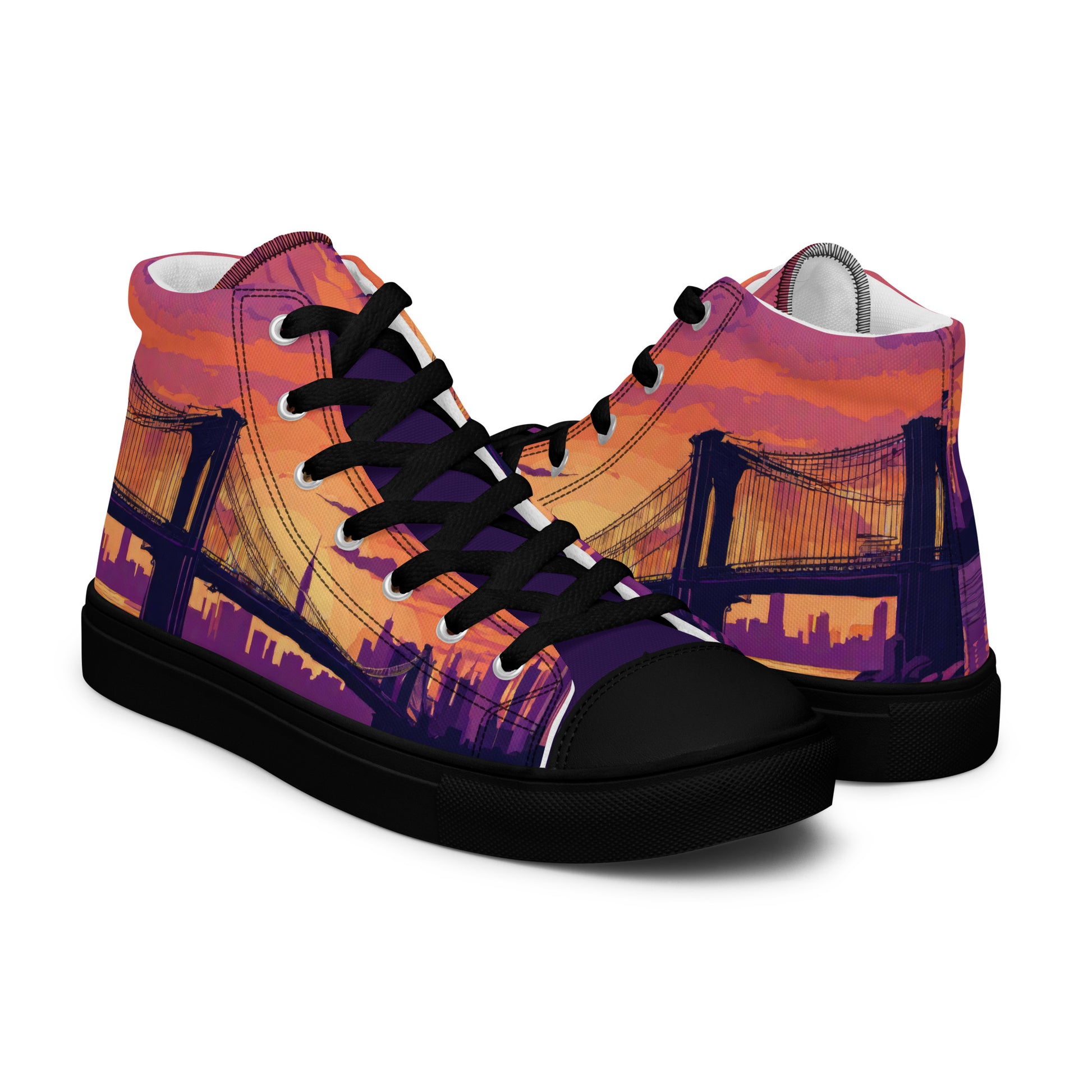 Brooklyn Skyline Women's High-Top Shoes