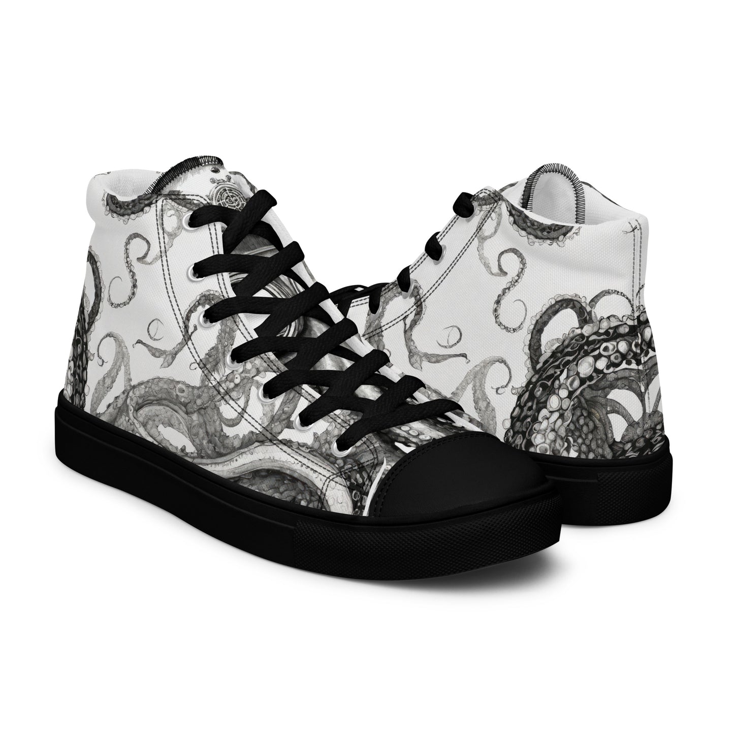 Octopus Tentacle Women's High-Top Shoes