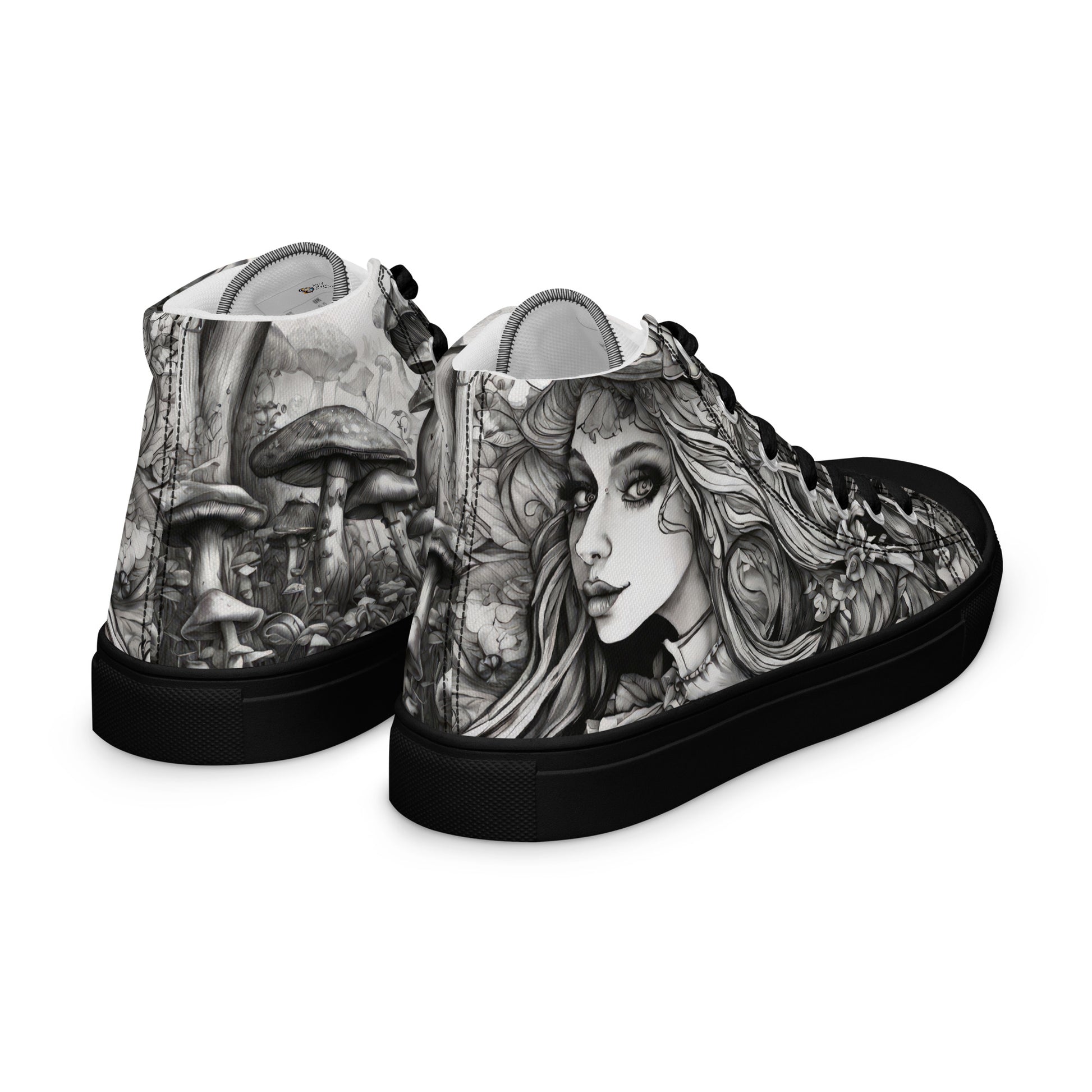 Alice's Path Alice in Wonderland Women's High-Top Shoes