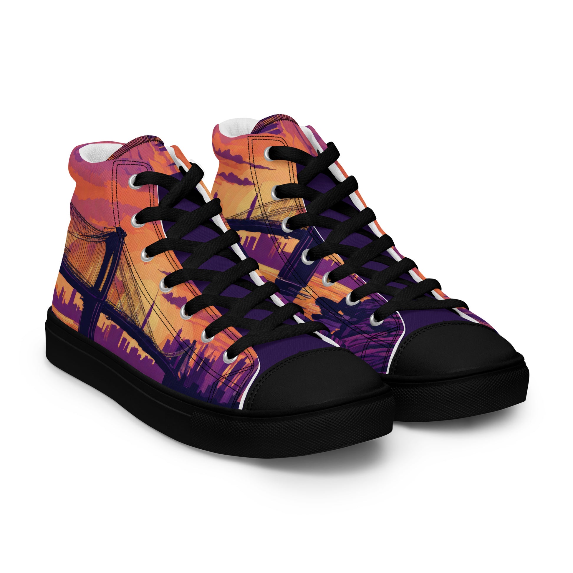 Brooklyn Skyline Women's High-Top Shoes