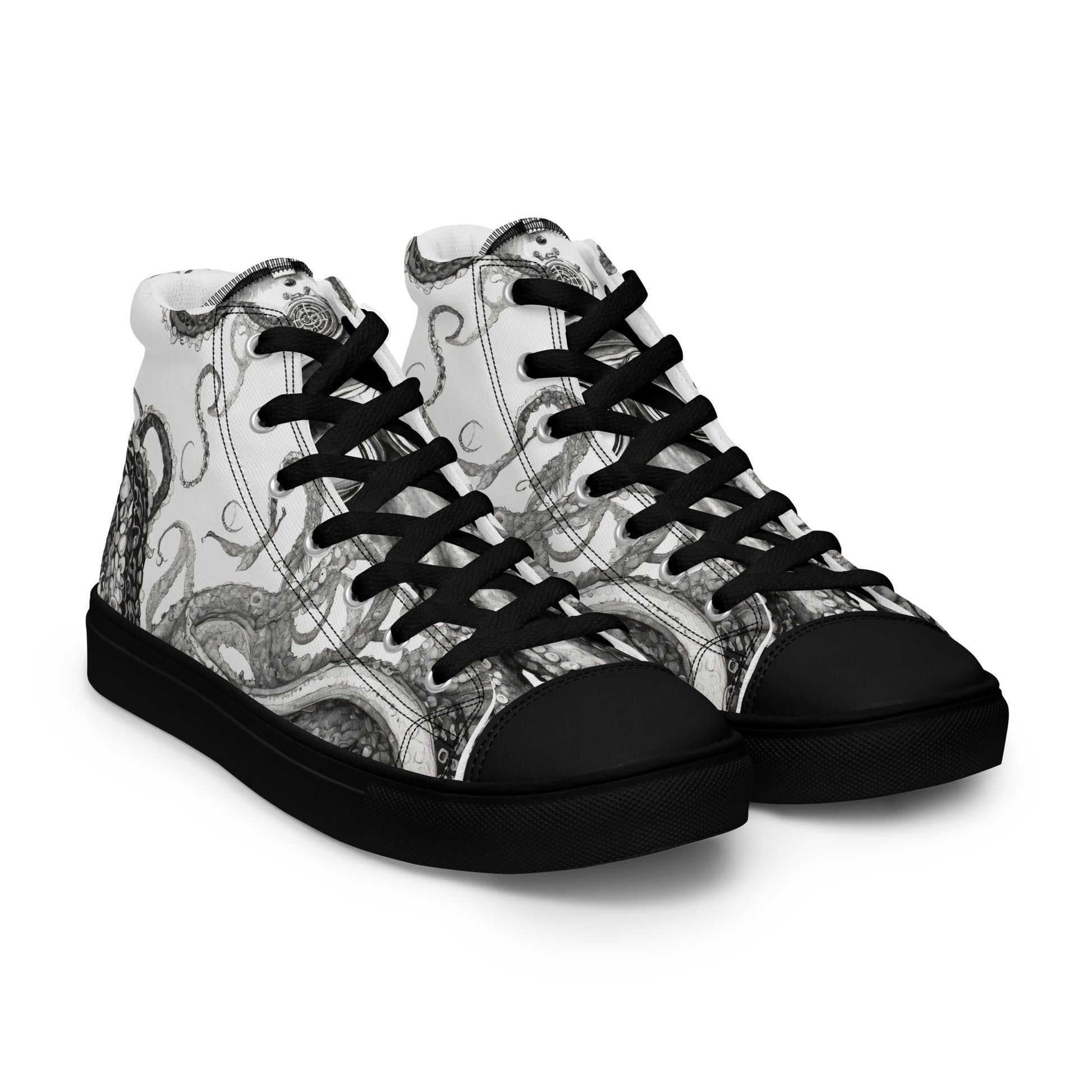 Octopus Tentacle Women's High-Top Shoes