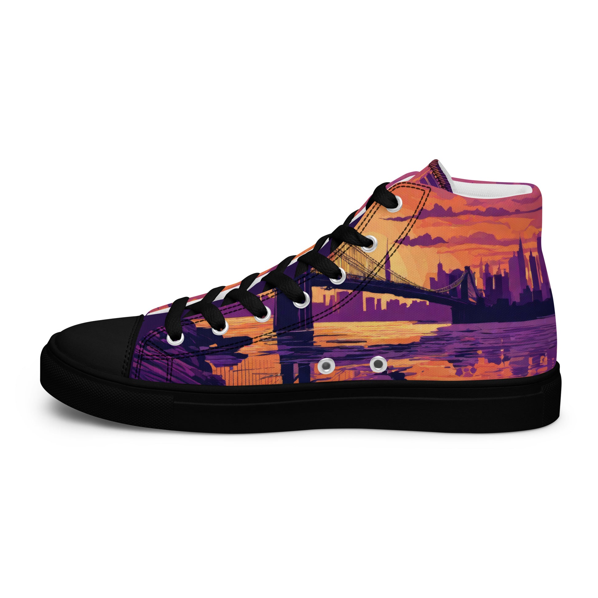 Brooklyn Skyline Women's High-Top Shoes