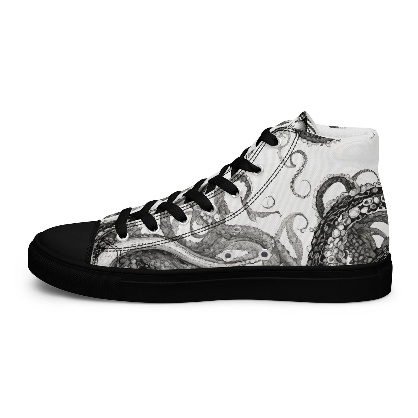 Octopus Tentacle Women's High-Top Shoes