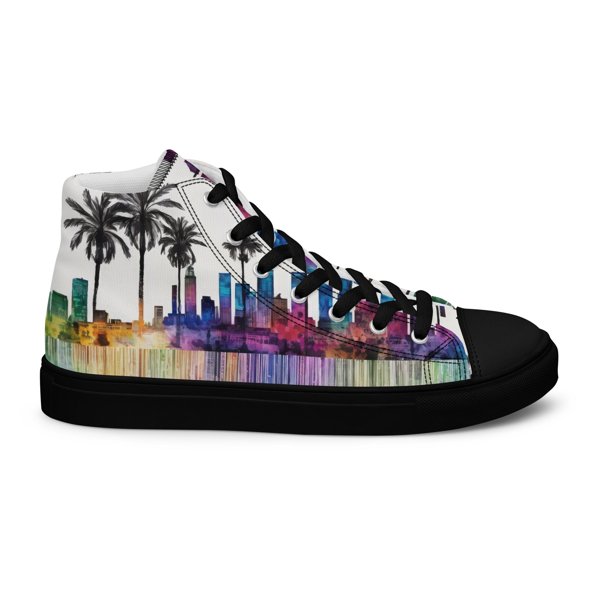 Los Angeles Palm Tree Women's High-Top Shoes