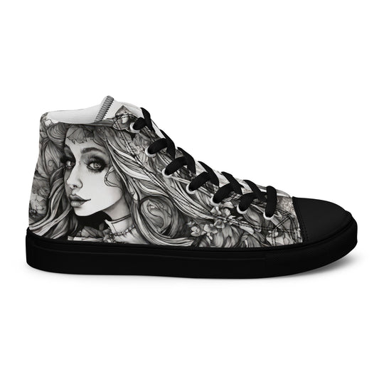 Alice's Path Alice in Wonderland Women's High-Top Shoes